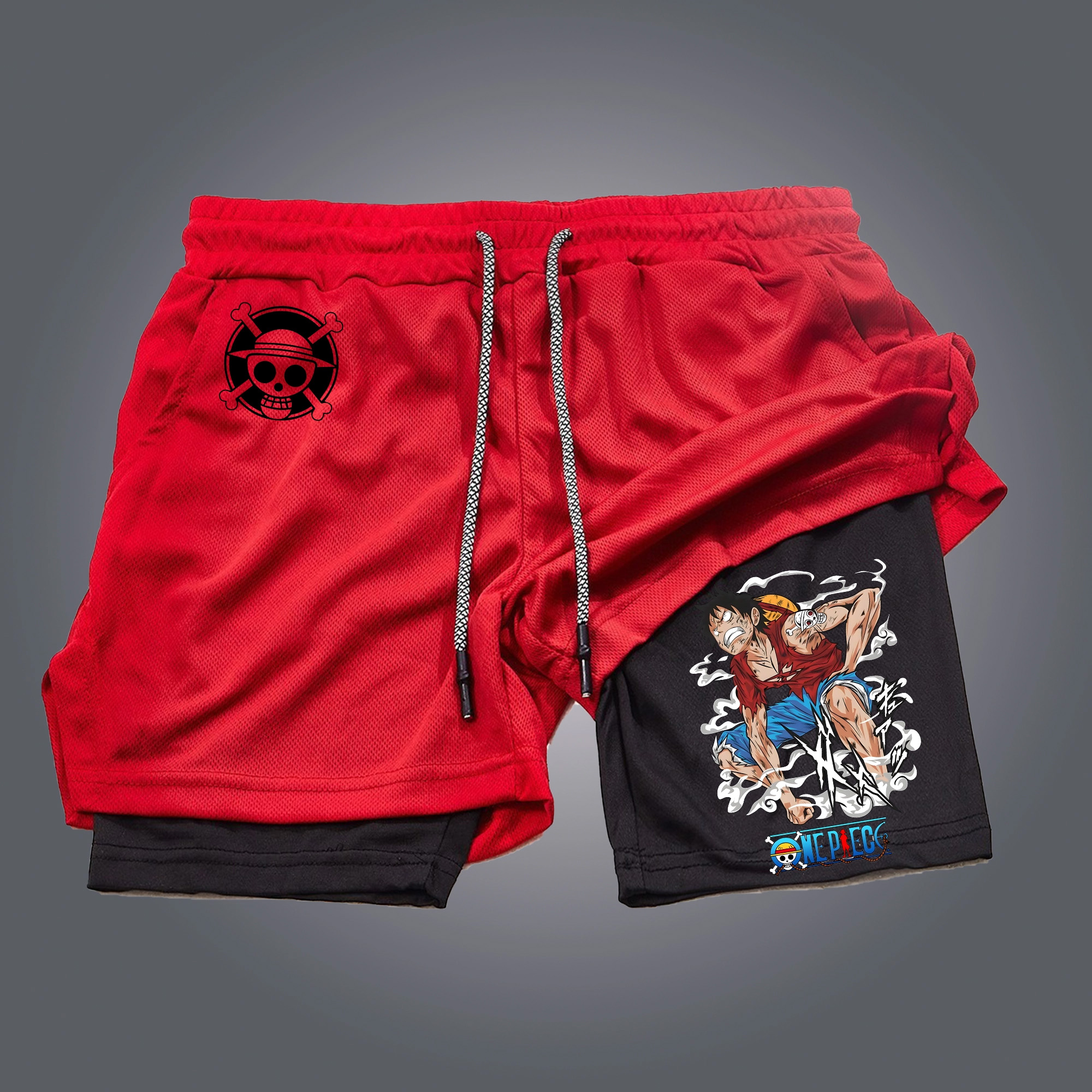 Unisex  Casual Anime Streetwear Shorts