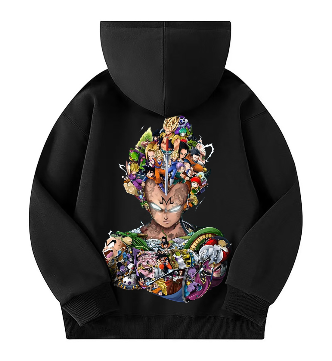 Unisex Anime Print  Casual Oversized Hoodie