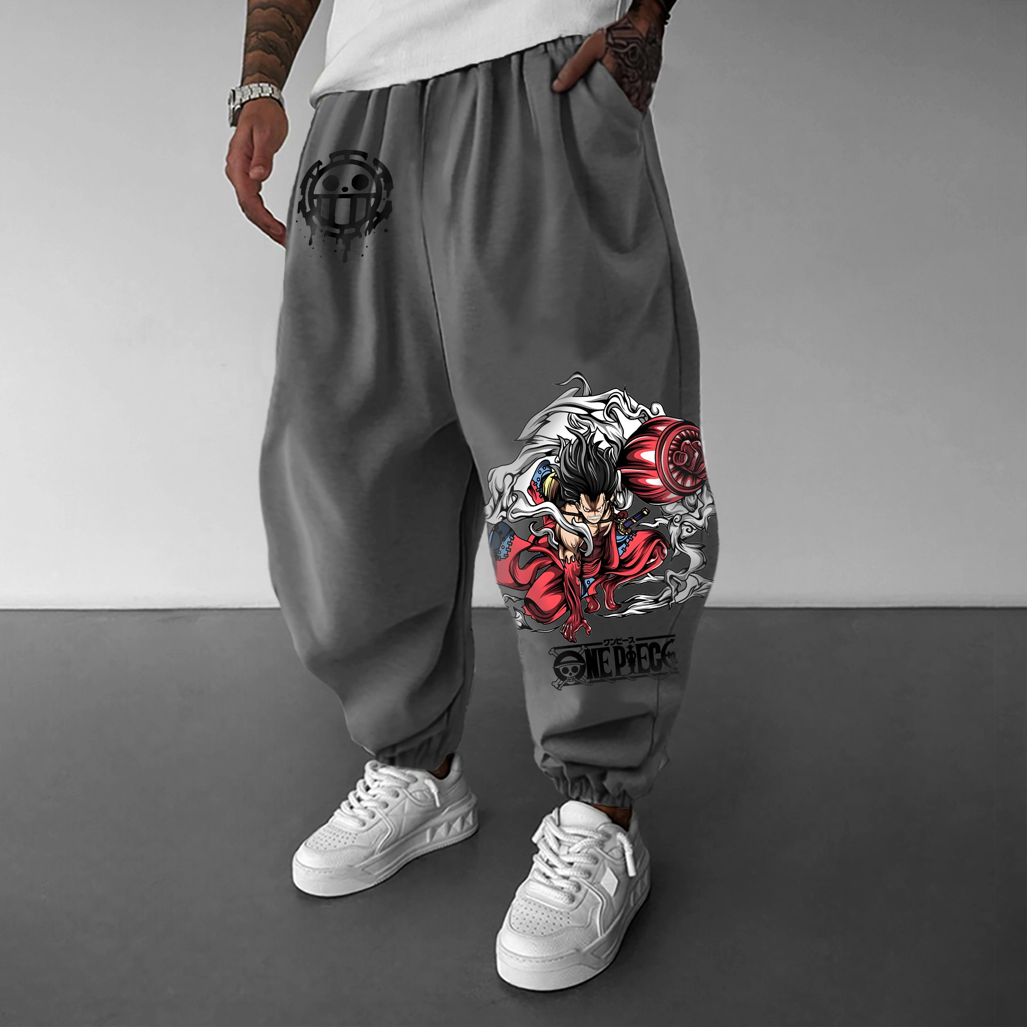 Unisex Anime Inspired Vintage Pants丨