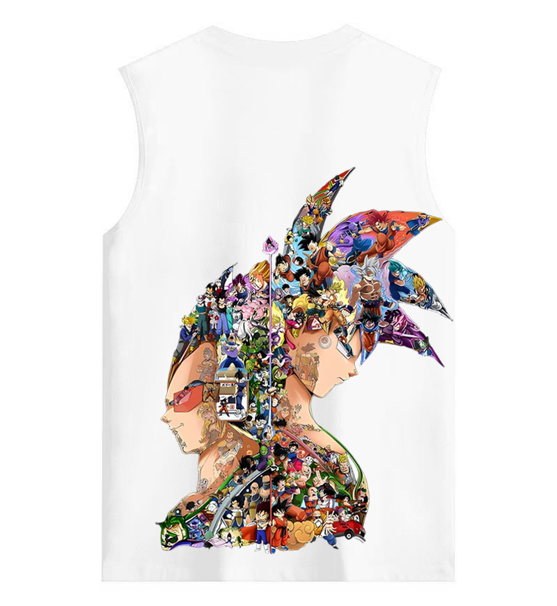 Unisex Anime Sleeveless Tank Top