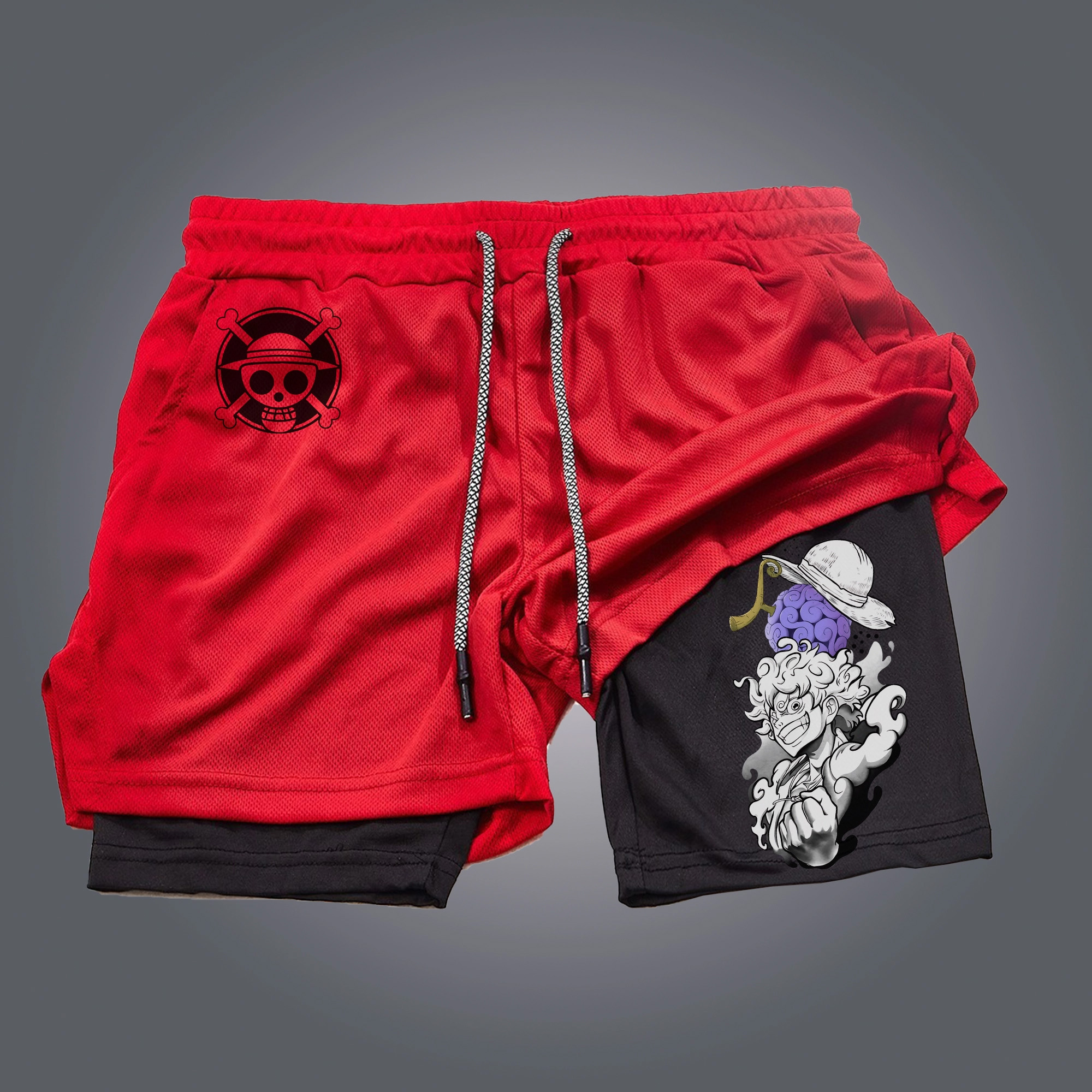 Unisex  Casual Anime Streetwear Shorts