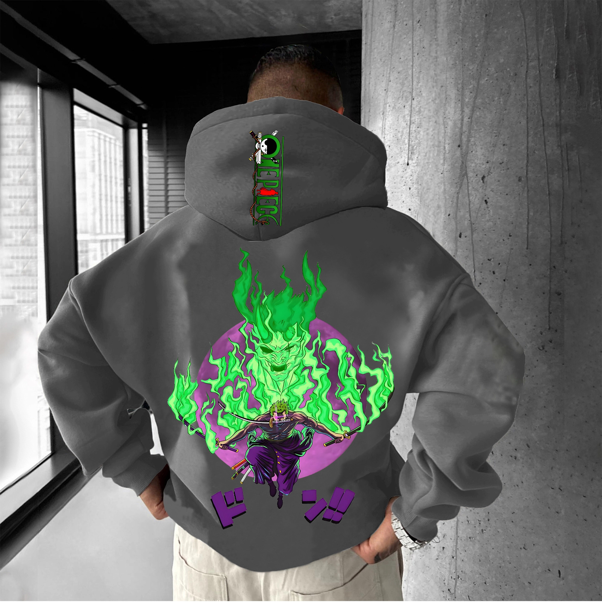 Unisex Anime Graphic Streetwear Vintage Hoodie