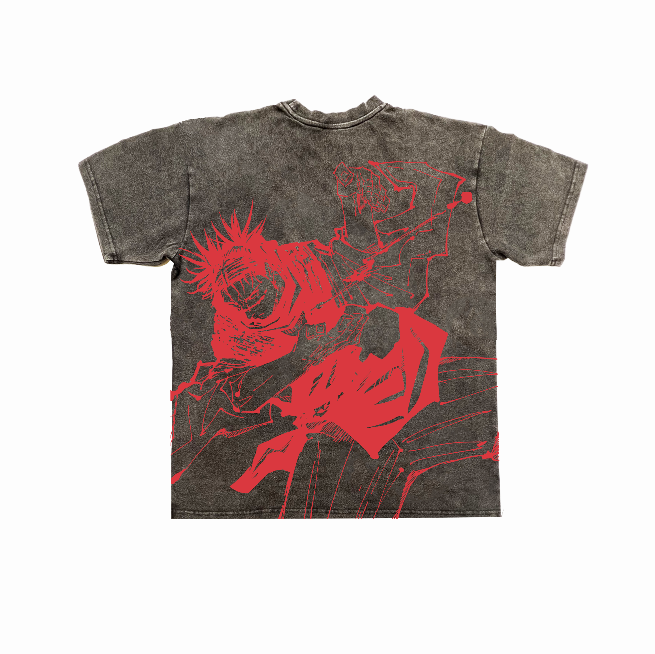 VINTAGE TEE丨Death Painting Tee-JJK-AnimeClothe
