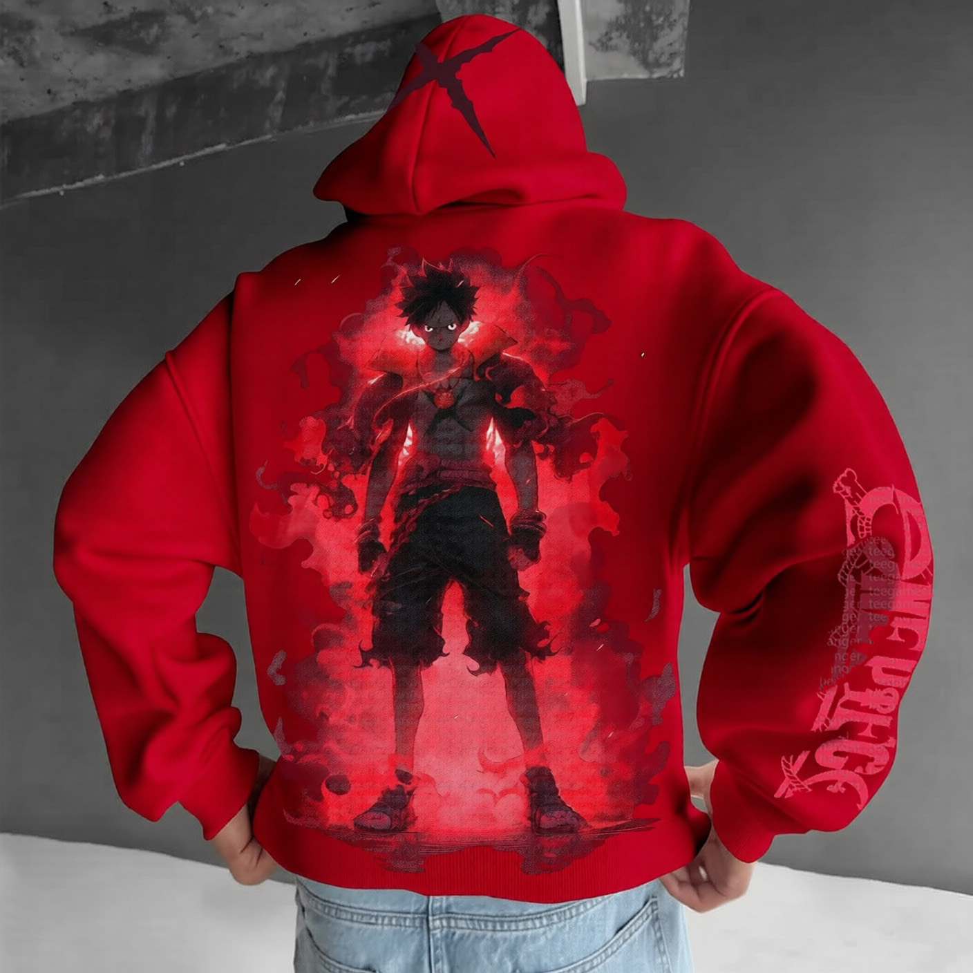Unisex Anime Graphic Streetwear Vintage Hoodie