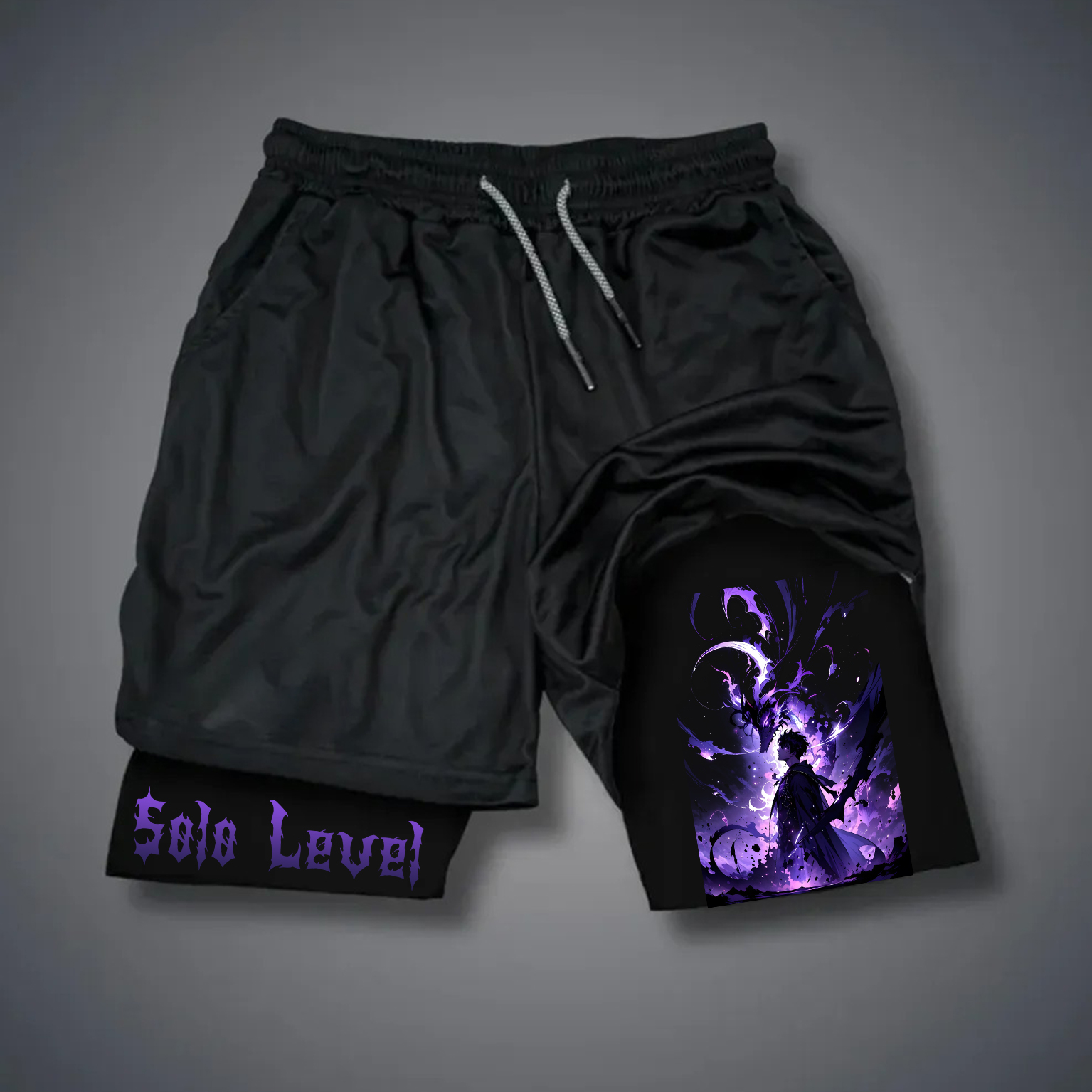 Unisex Casual Anime Streetwear Shorts-AnimeClothe