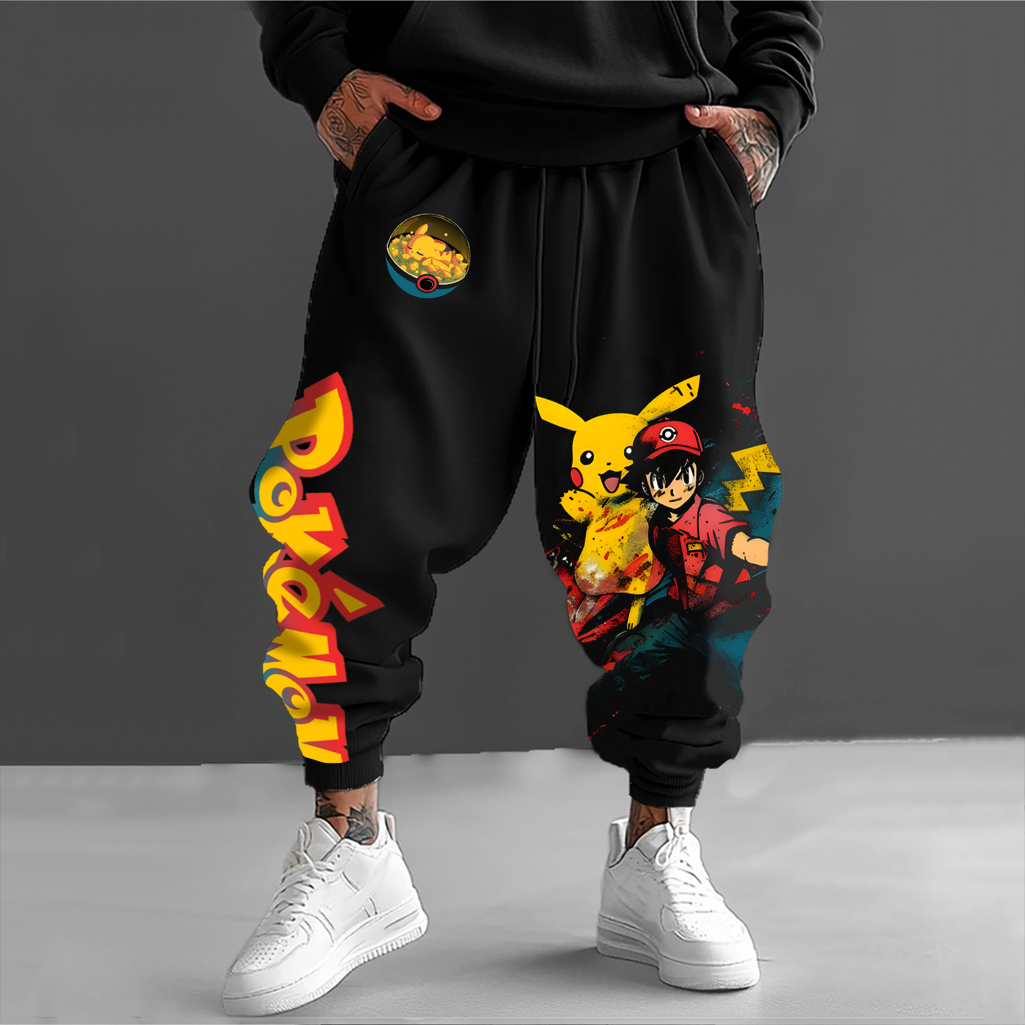 Unisex Casual Anime Streetwear Pants-AnimeClothe
