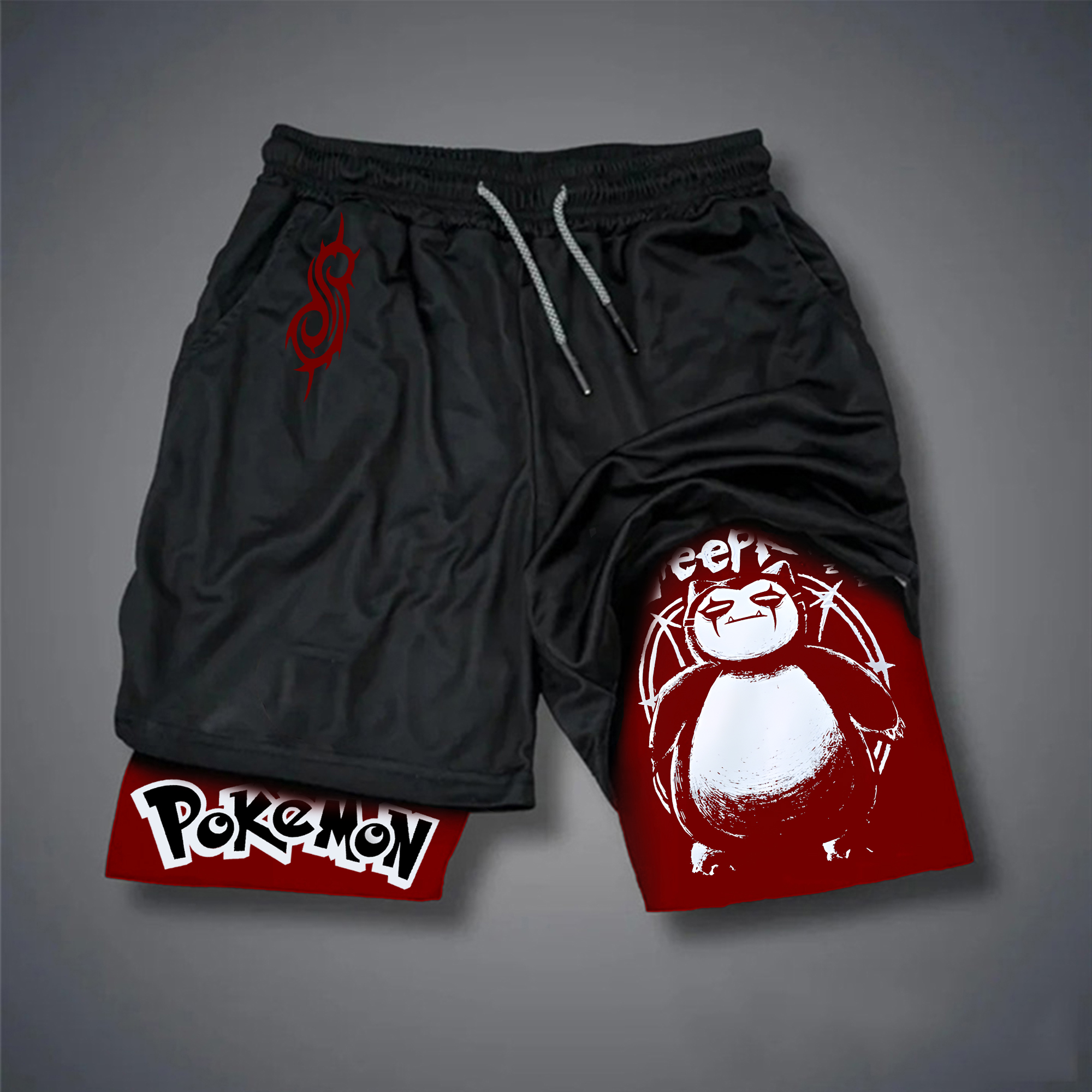 Unisex Casual Anime Streetwear Shorts-AnimeClothe