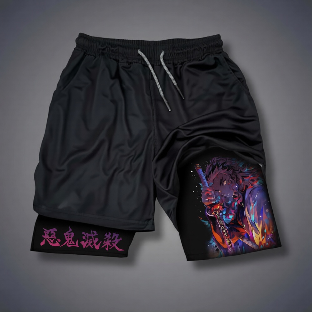 Unisex Demon Slayer Casual Anime Streetwear Shorts