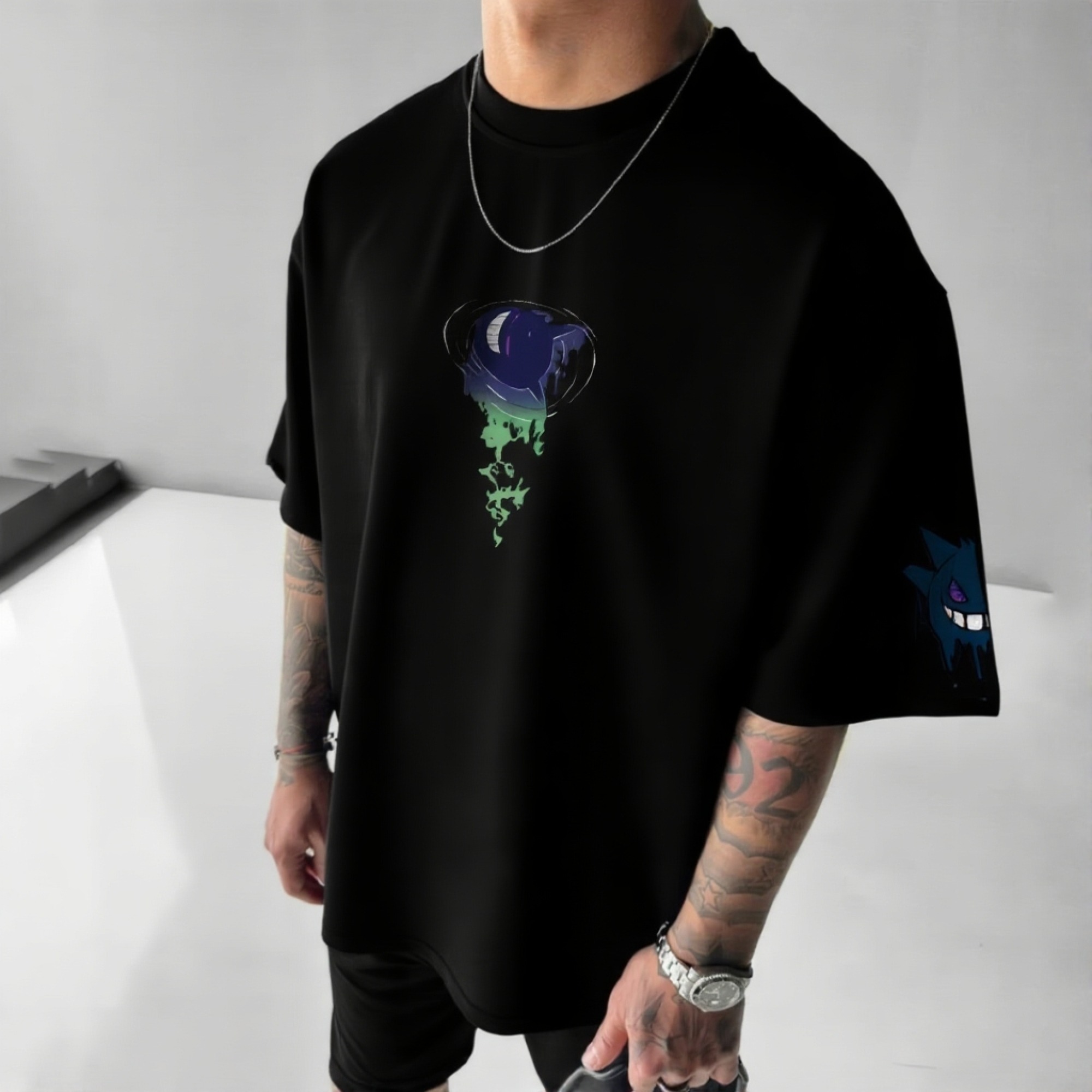 Pokémon Unisex Anime Gengar T-shirt