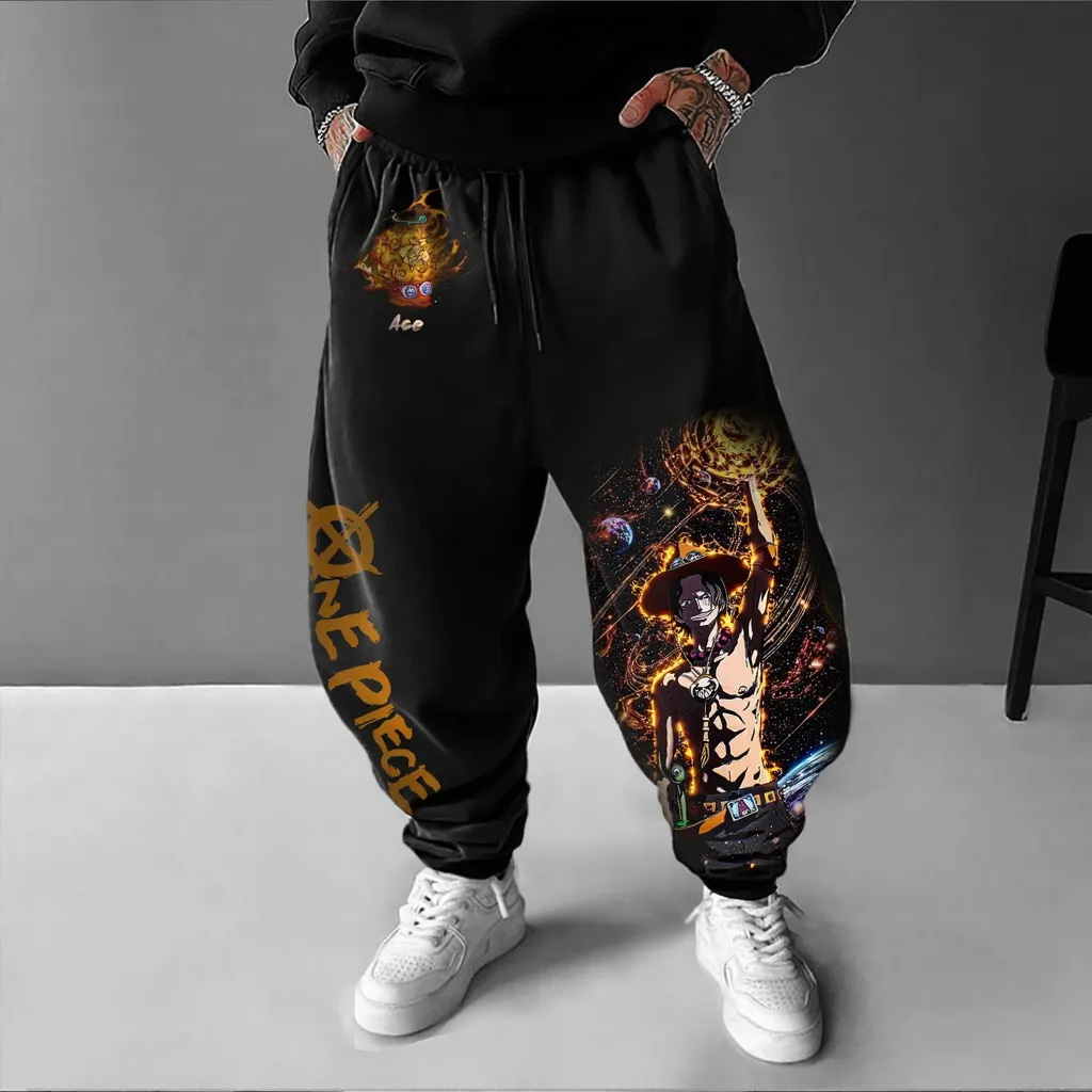 Unisex Anime Inspired Vintage Pants丨