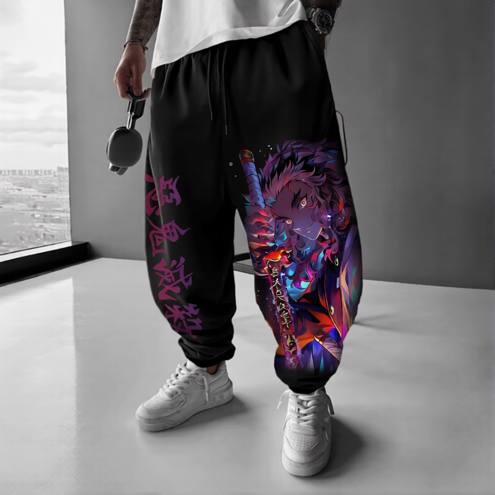 Unisex Demon Slayer Casual Anime Streetwear Pants
