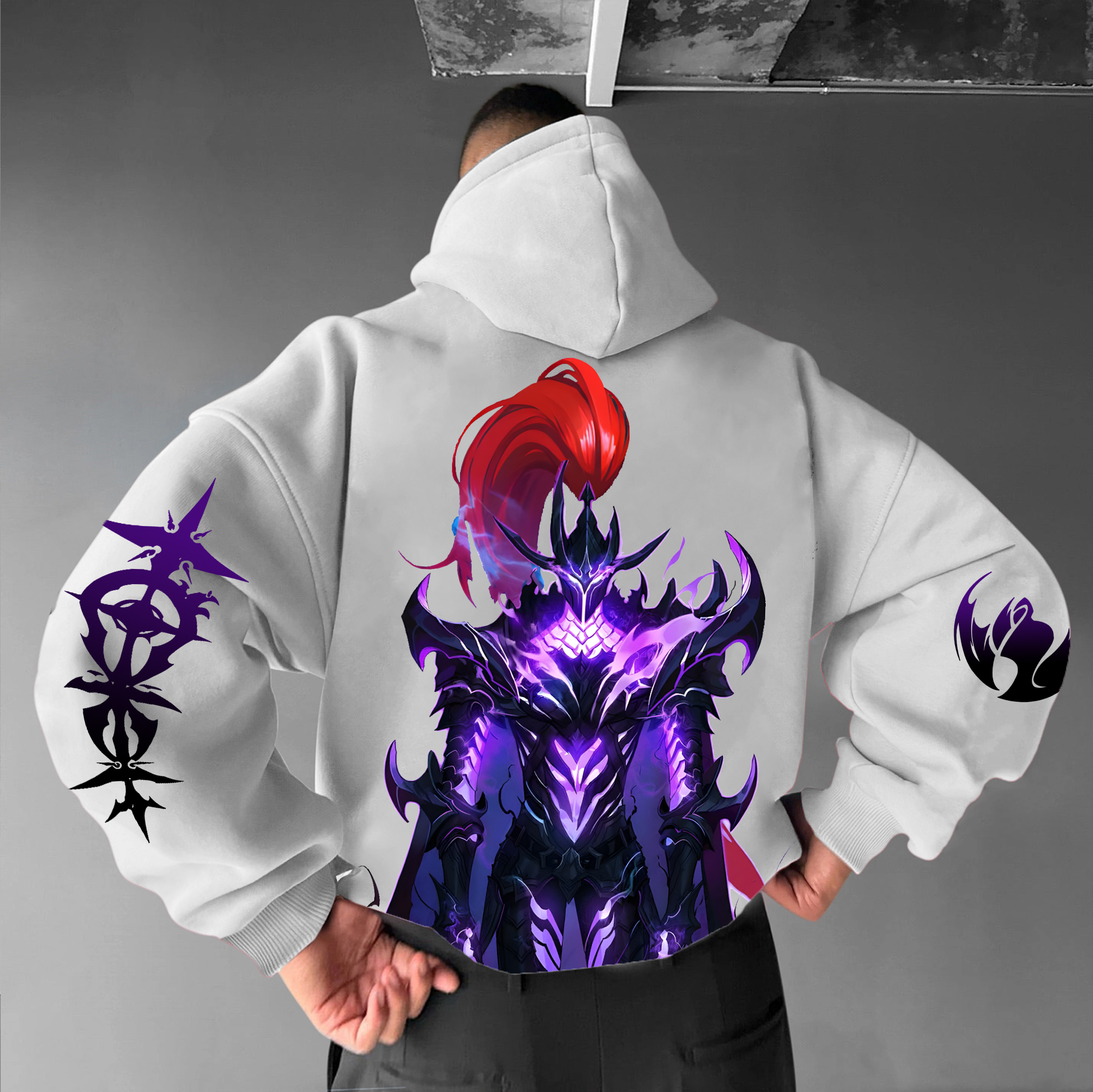 Unisex Anime Graphic Streetwear Vintage Hoodie