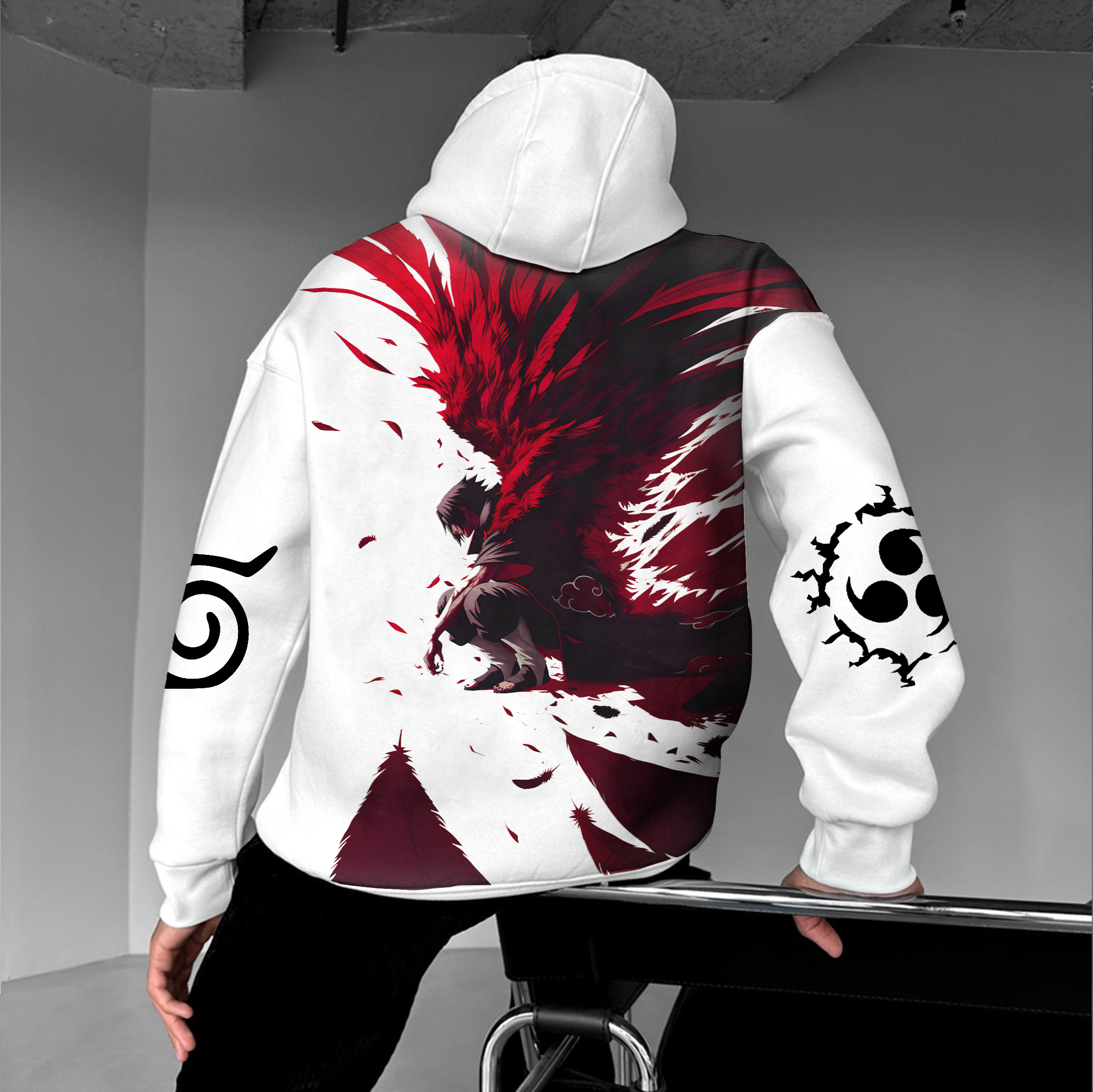 Unisex Anime Graphic Streetwear Vintage Hoodie