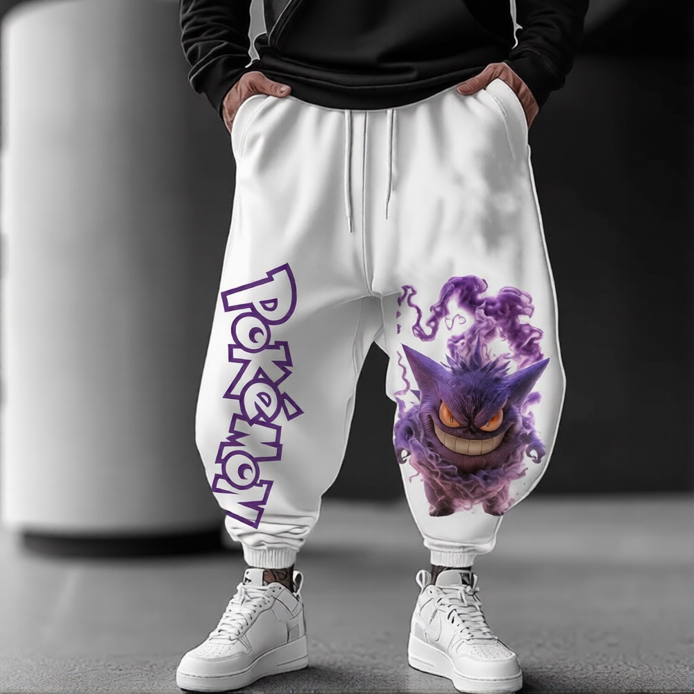 Pokémon Unisex Anime Gengar Pants