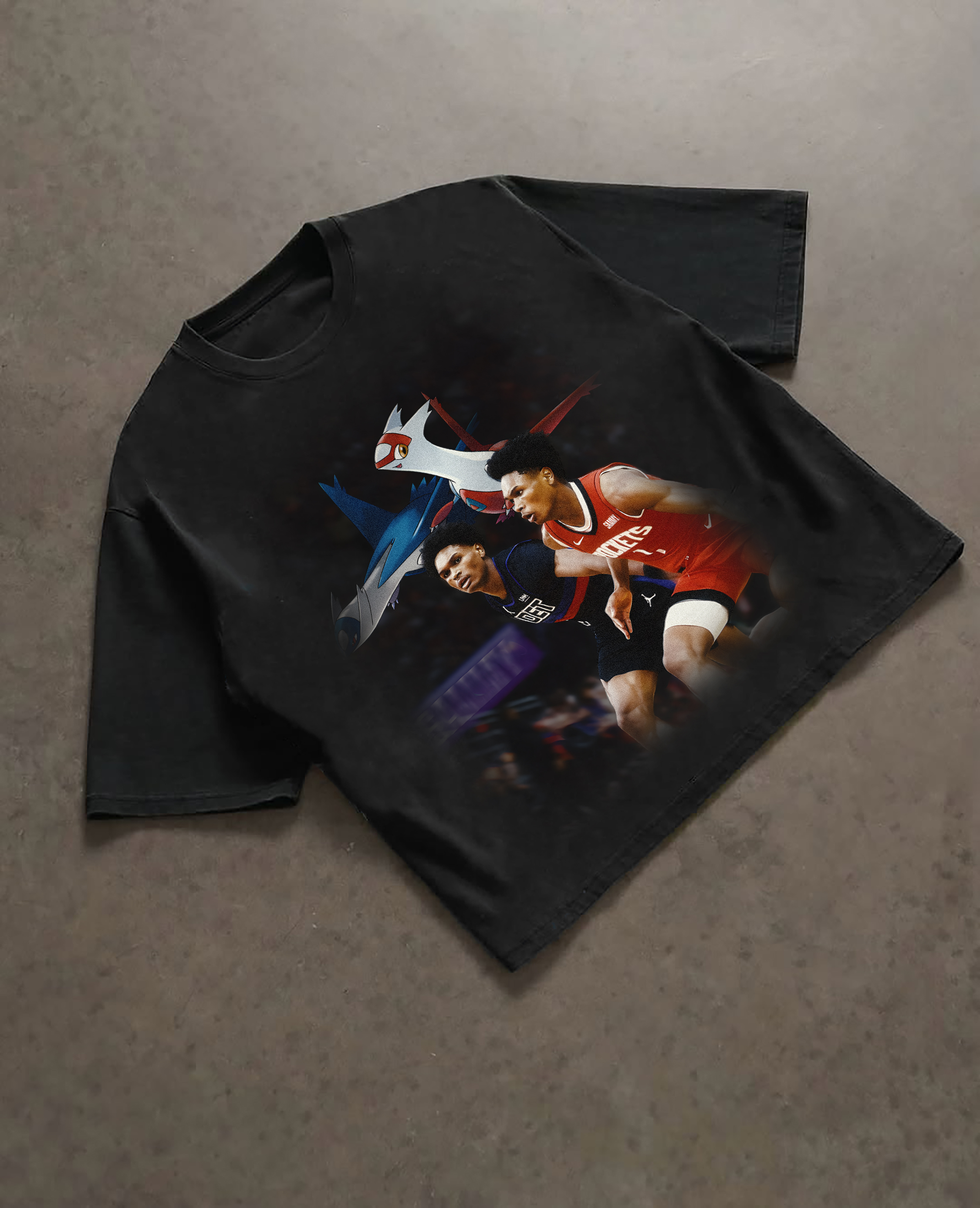 Unisex Vintage Tee丨 Cade Cunningham X Amen Thompson-AnimeClothe