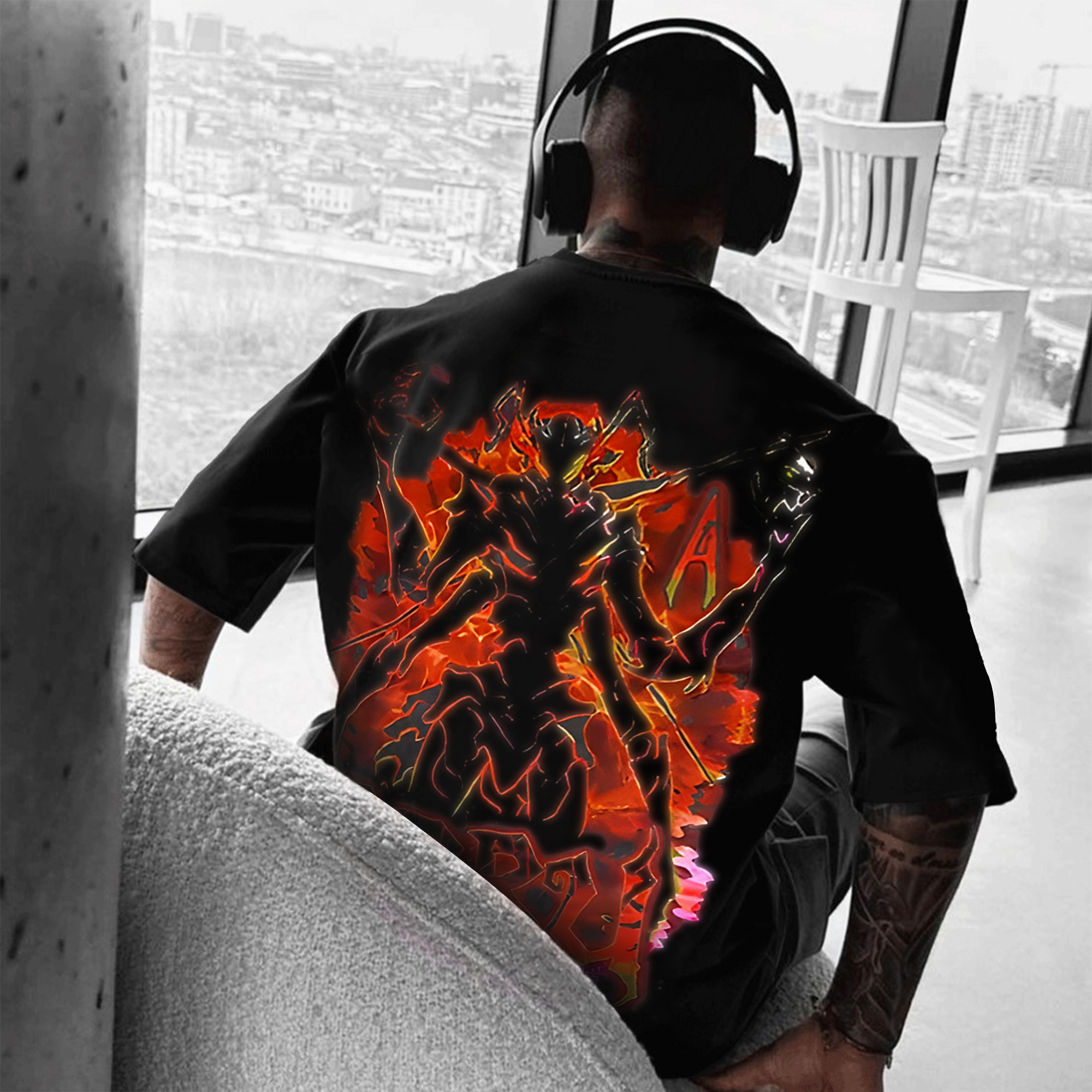 Unisex Anime Inspired Vintage T-Shirt-AnimeClothe