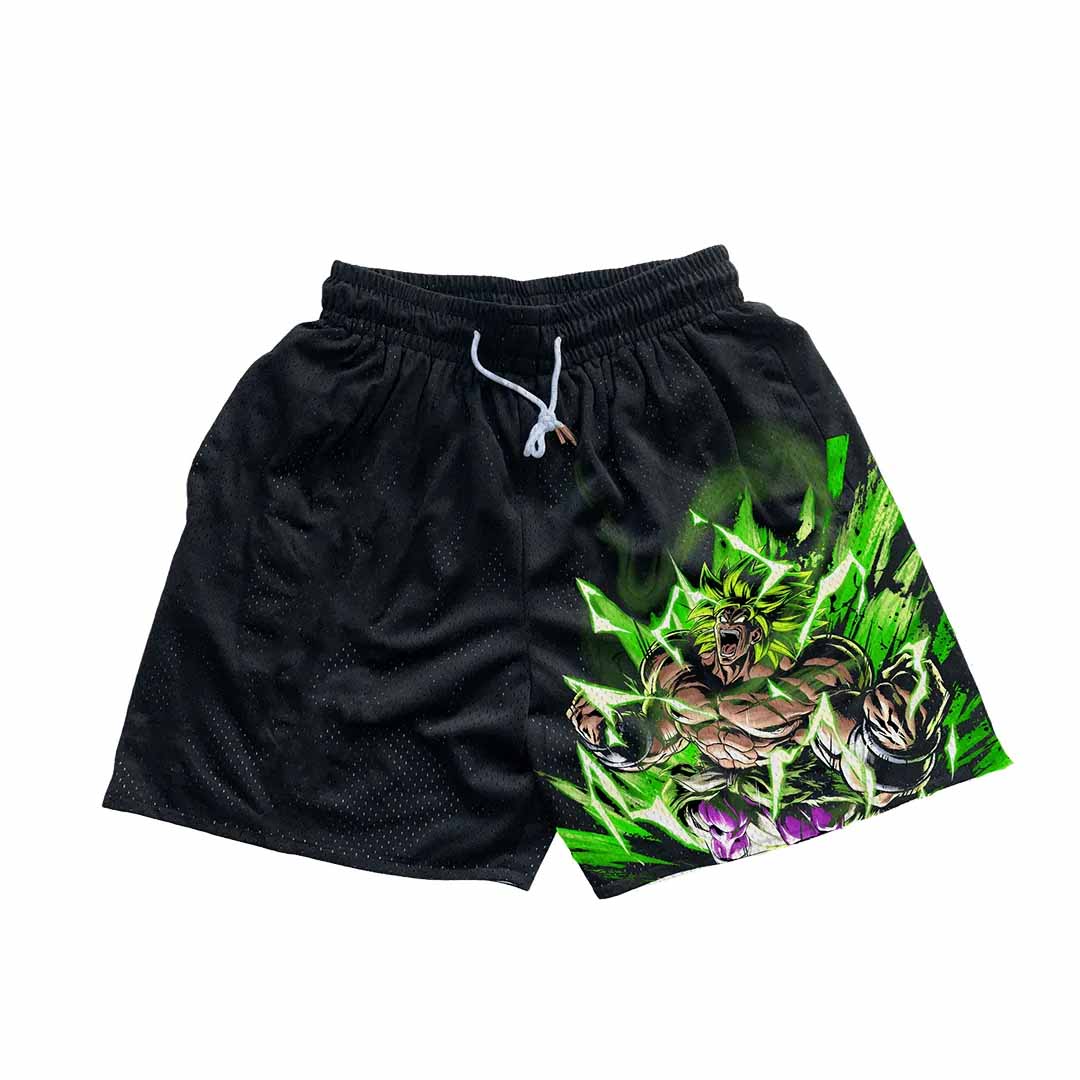 Broly Power Up Shorts-AnimeClothe