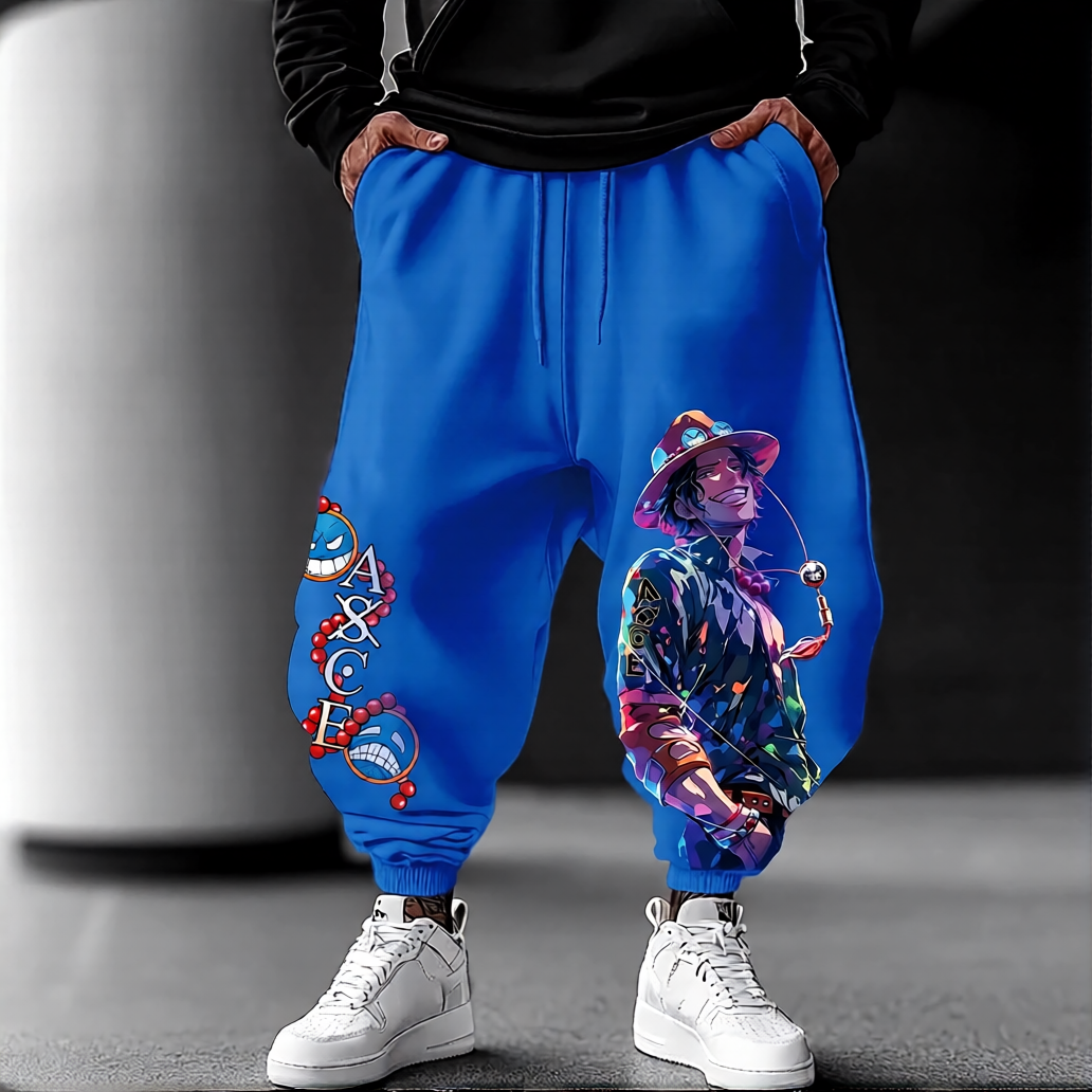 Unisex Anime Inspired Vintage Pants