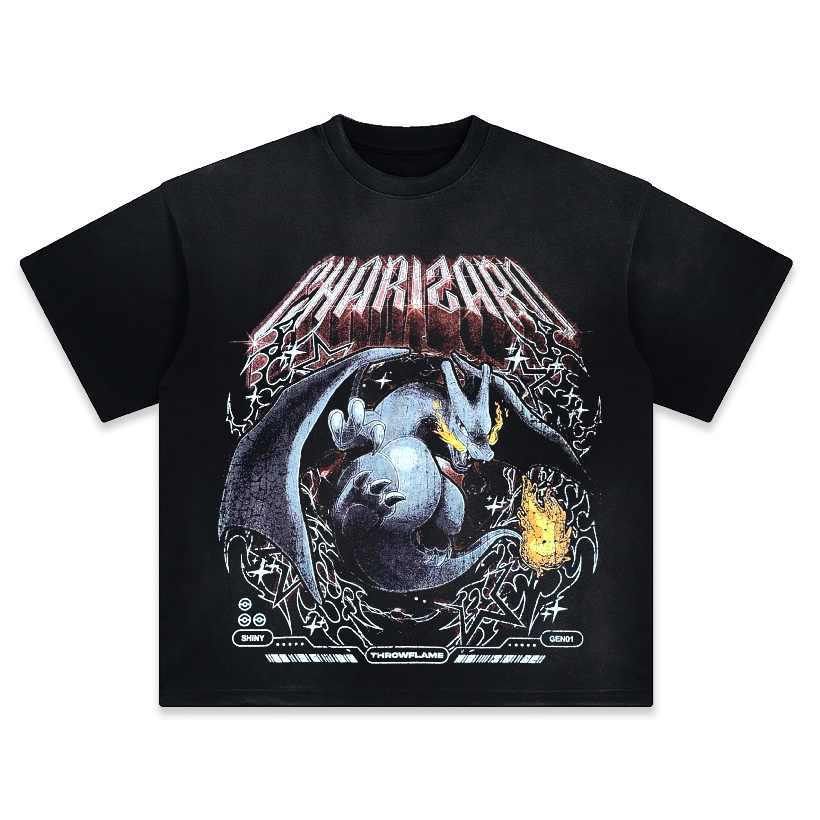 Unisex   Anime Inspired Vintage T-Shirt-AnimeClothe