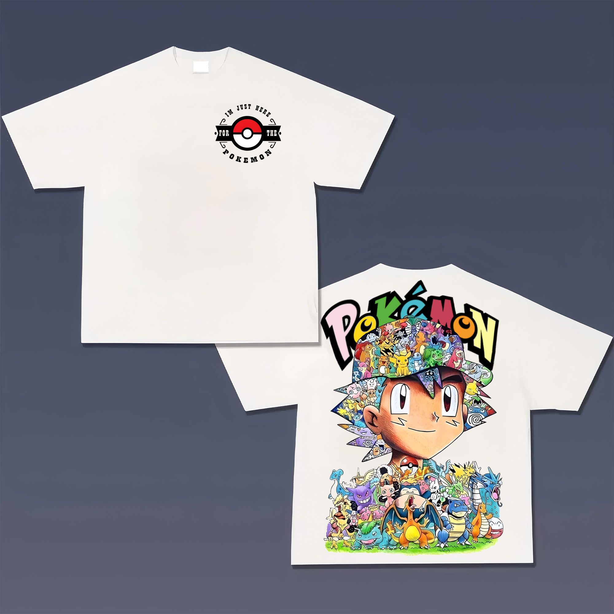 Unisex Anime Inspired Vintage T-Shirt-AnimeClothe