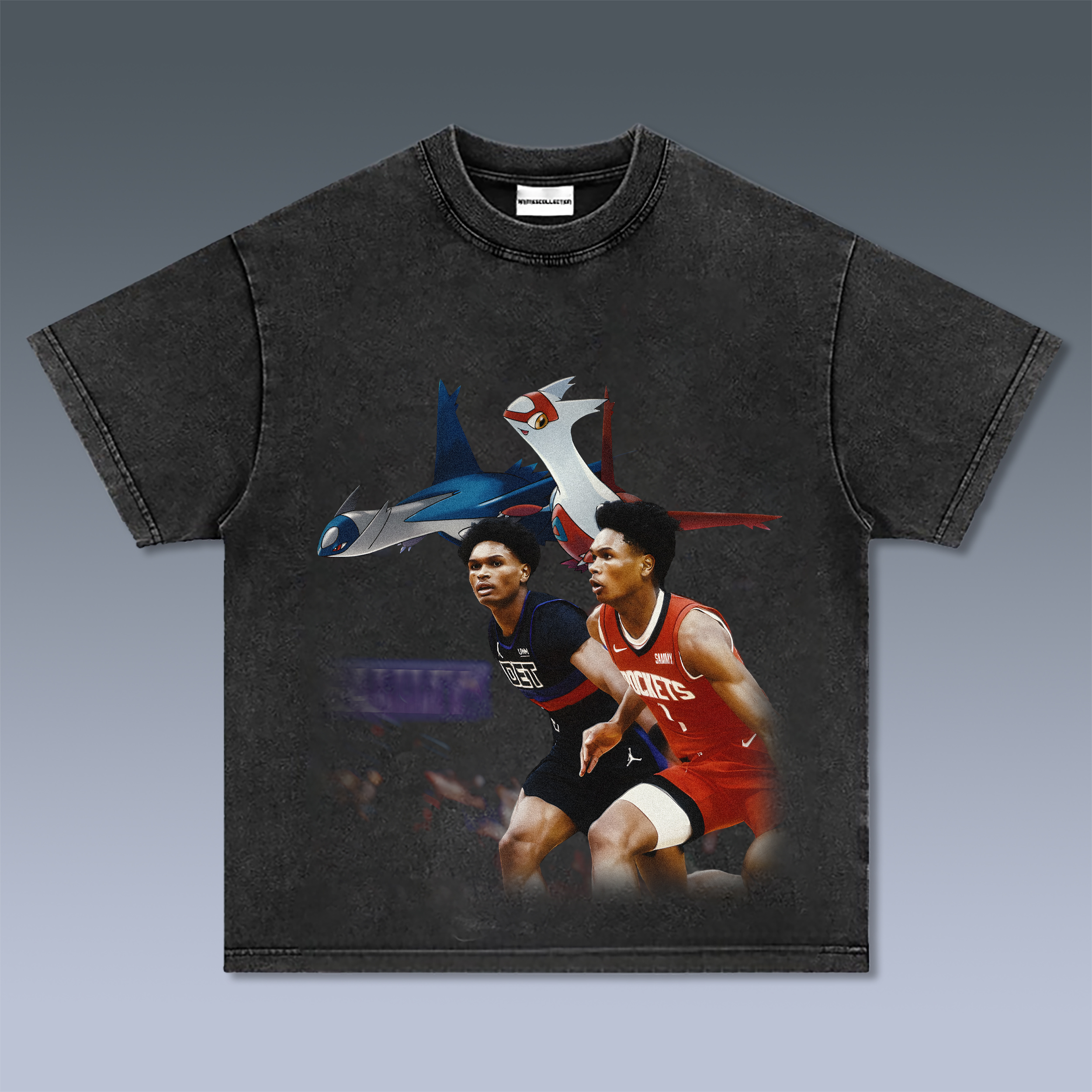 Unisex Vintage Tee丨 Cade Cunningham X Amen Thompson-AnimeClothe