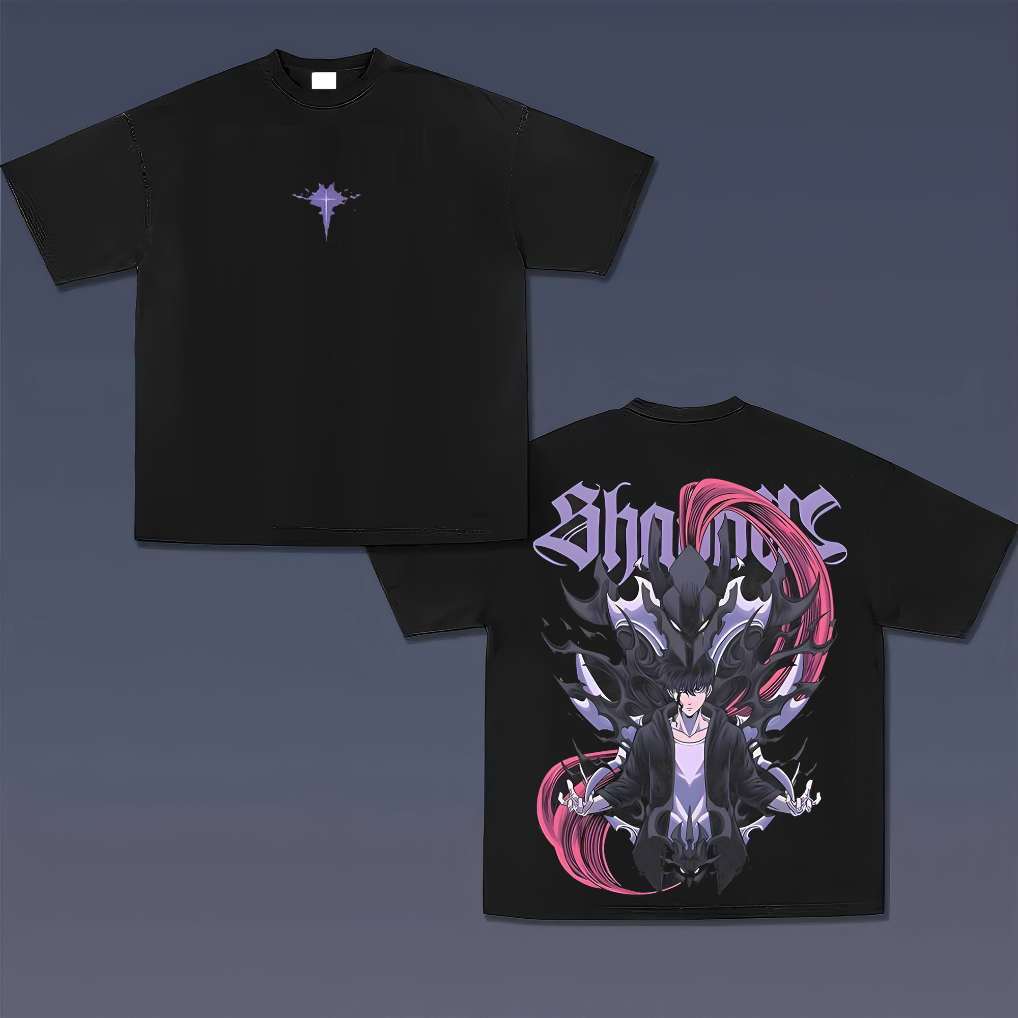 Unisex Anime Inspired Vintage T-Shirt-AnimeClothe