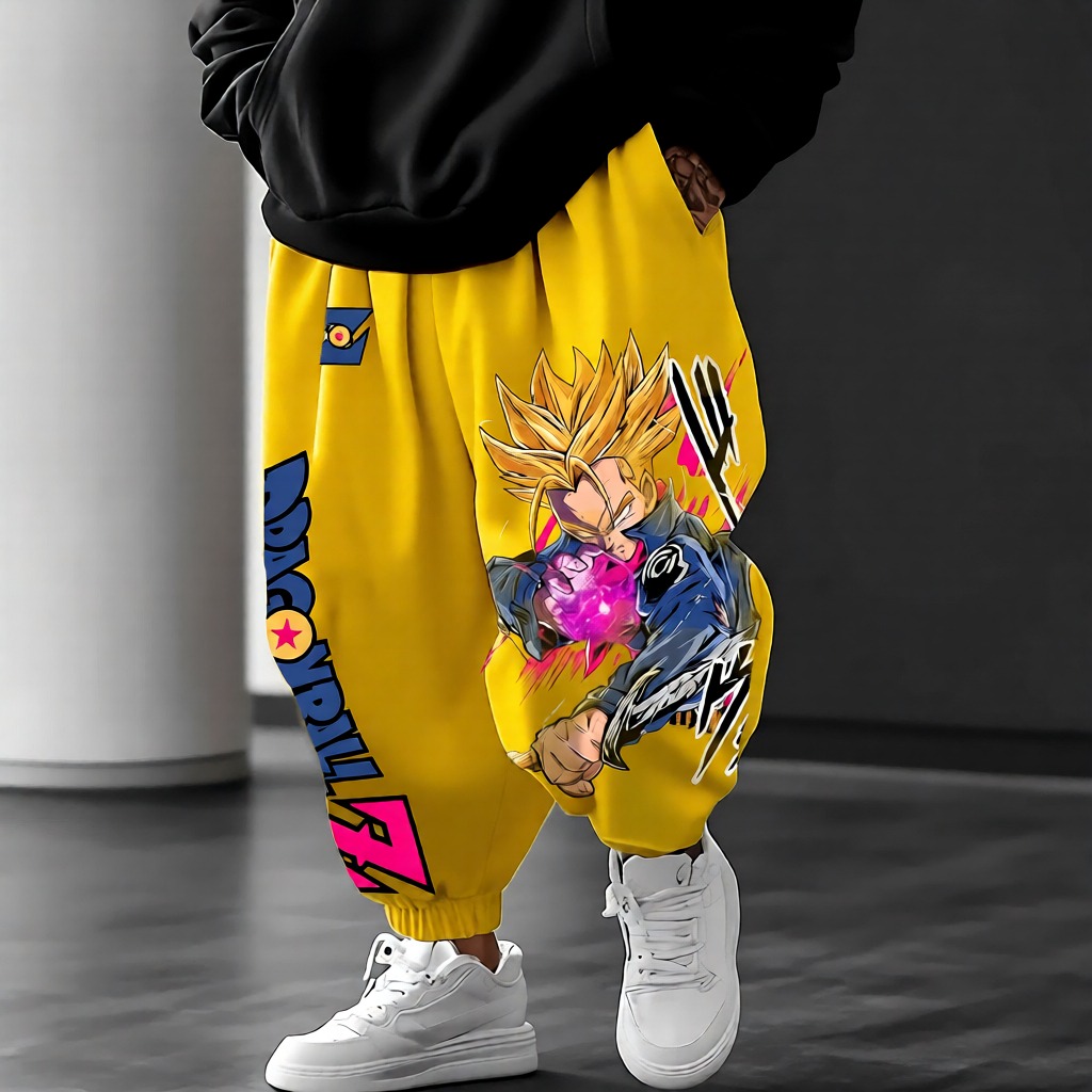 Unisex Casual Anime Streetwear Pants