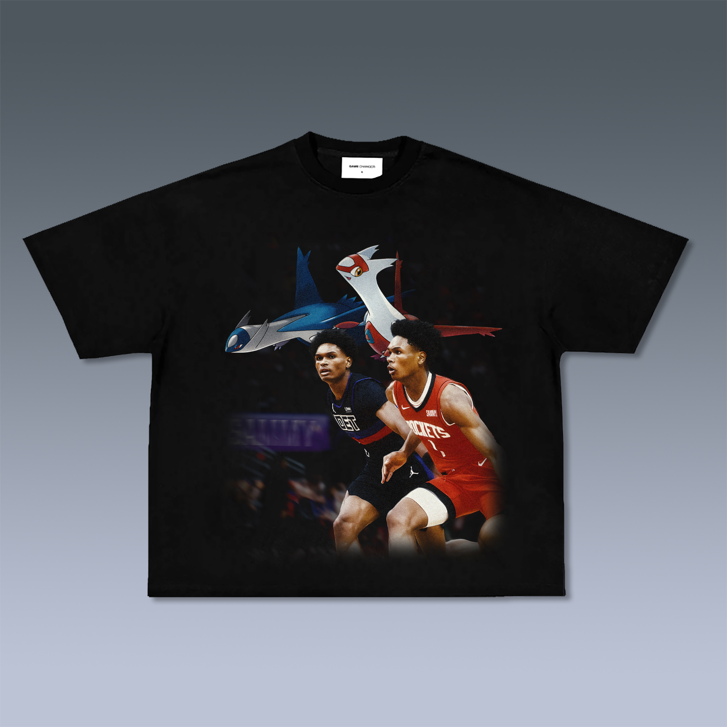 Unisex Vintage Tee丨 Cade Cunningham X Amen Thompson-AnimeClothe