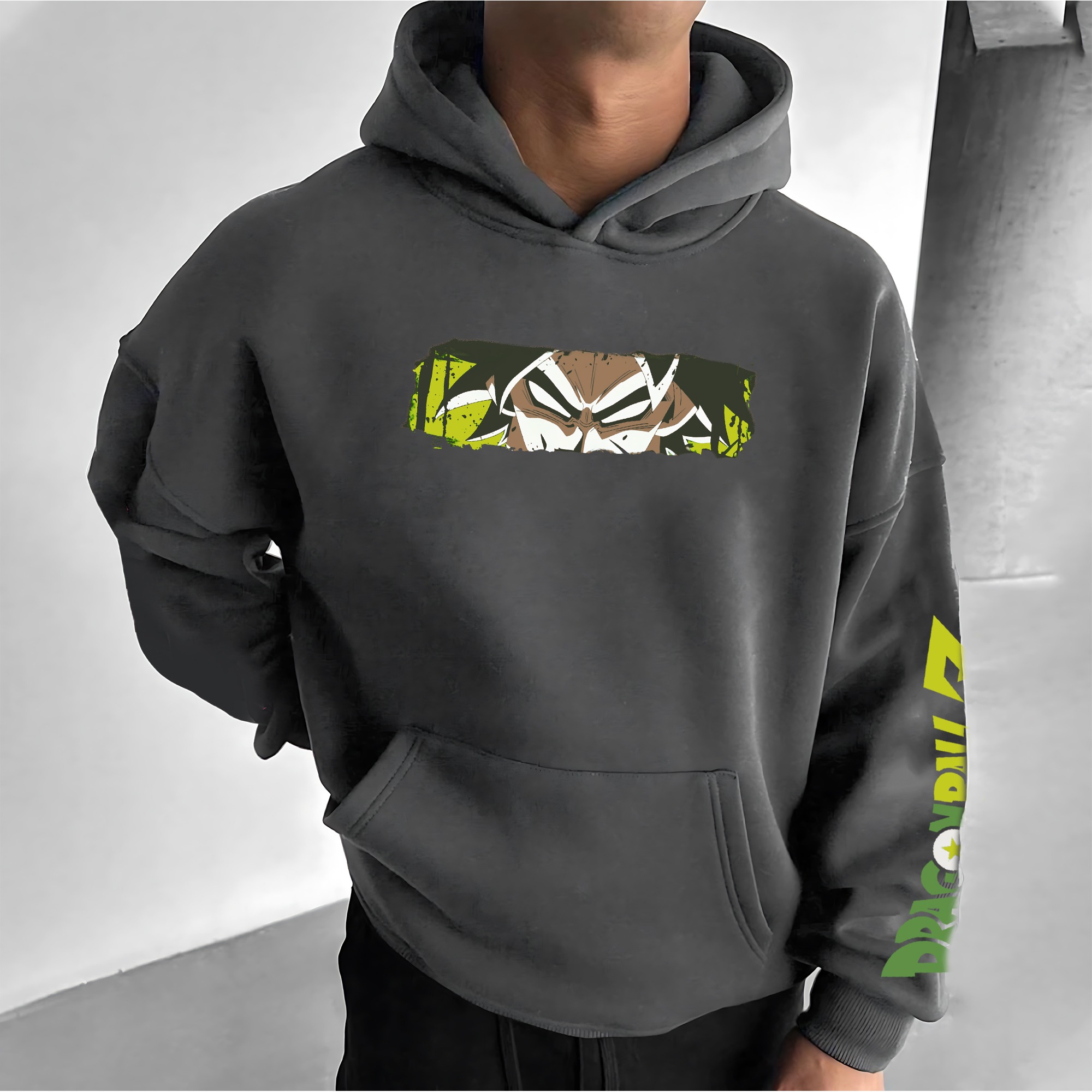 Unisex Anime Print  Casual Oversized Hoodie