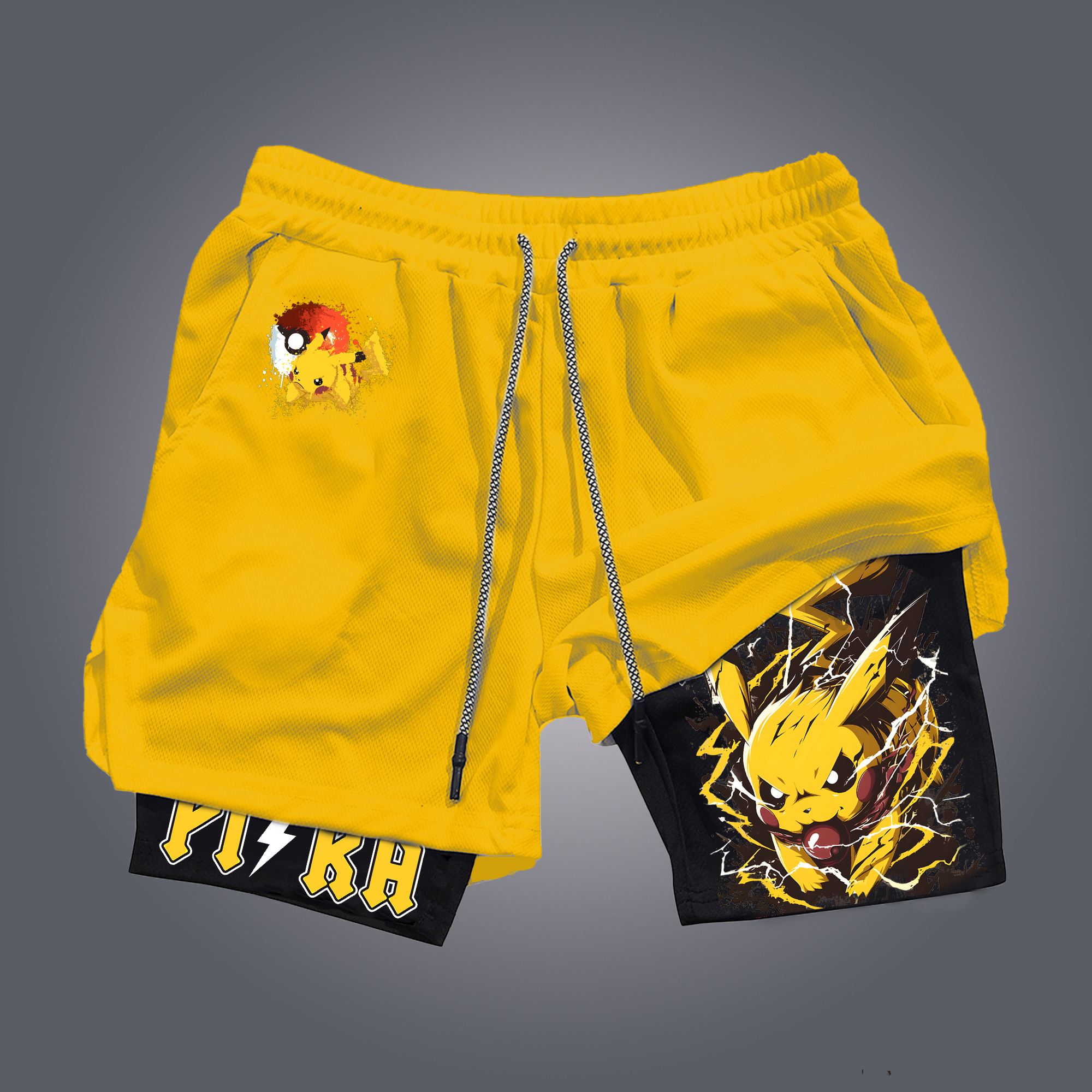 Unisex Casual Anime Streetwear Shorts-AnimeClothe