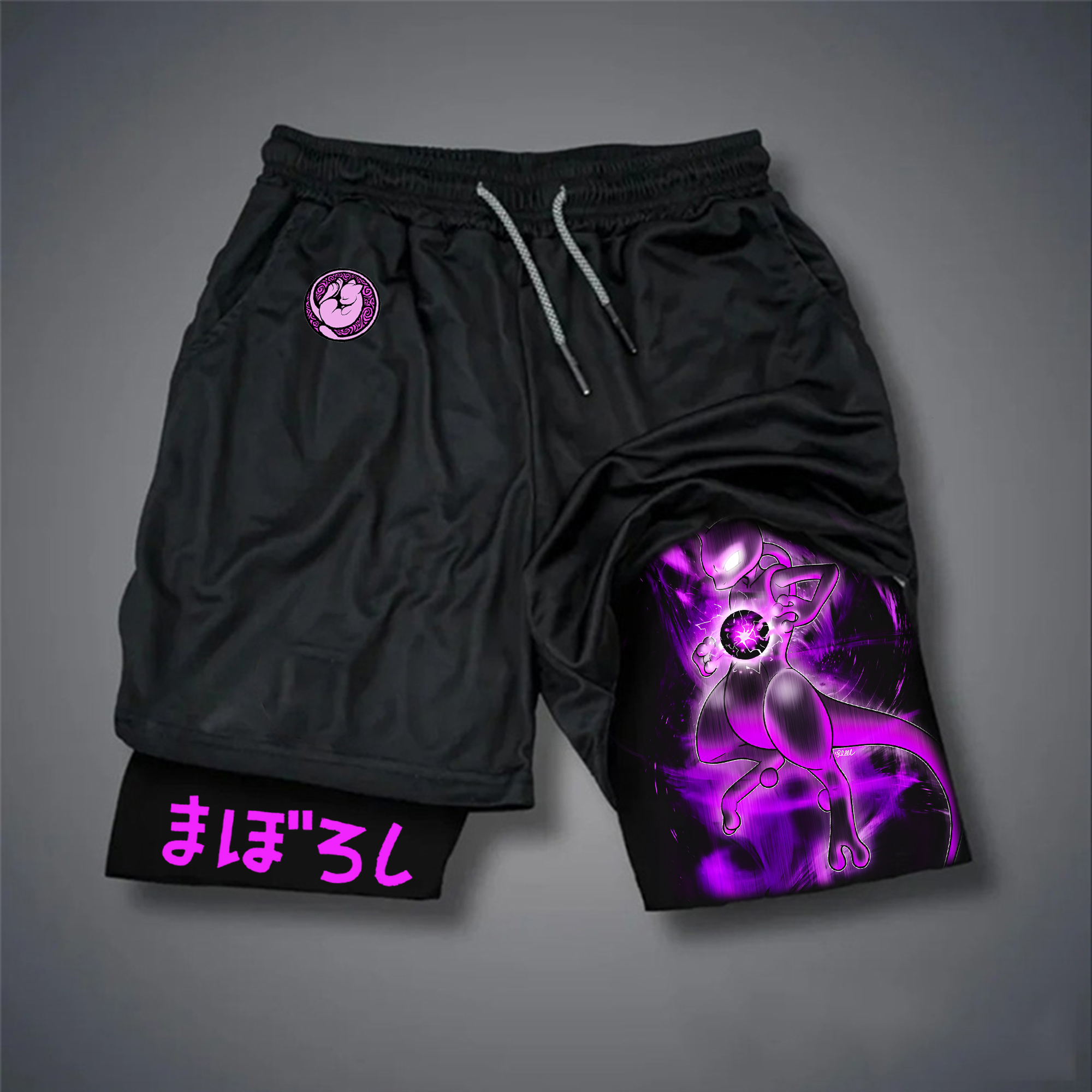 Unisex Casual Anime Streetwear Shorts-AnimeClothe
