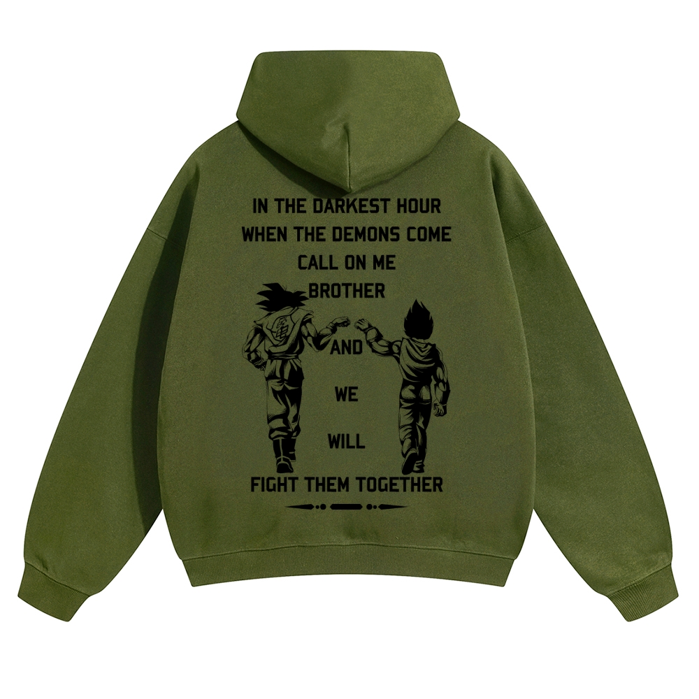 Unisex Anime Graphic Streetwear Vintage Hoodie