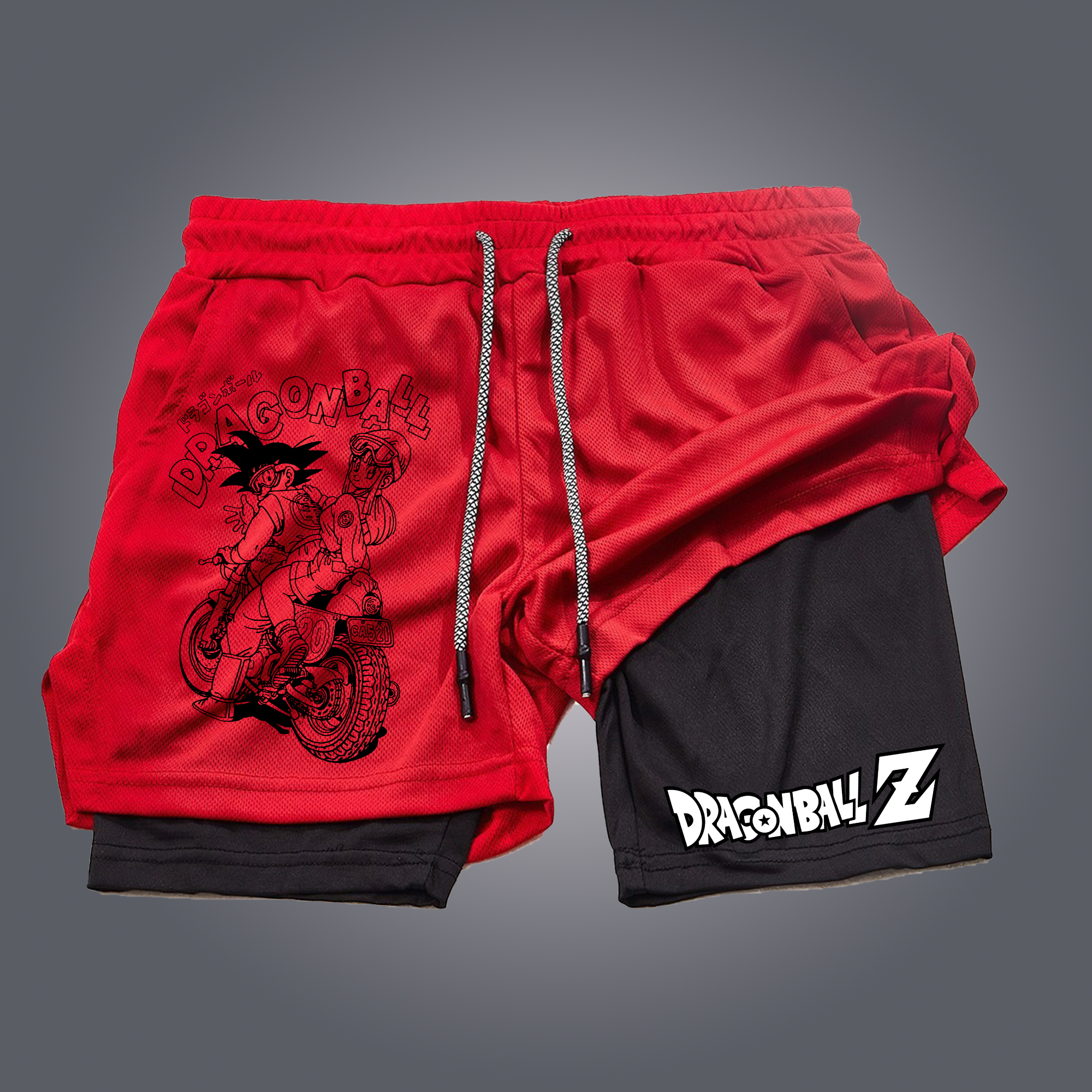 Unisex Casual Anime Streetwear Shorts-AnimeClothe