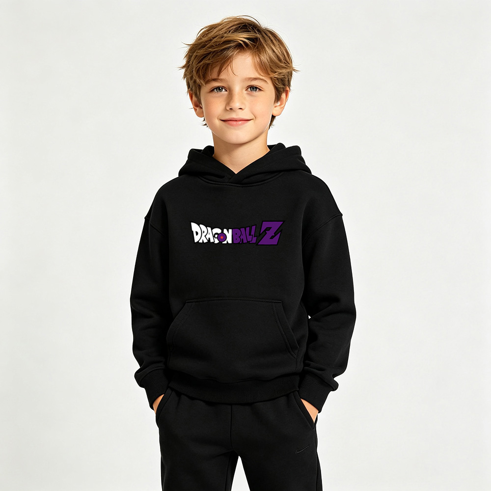 Dragon Ball Anime Graphic Hoodie for Goku Kids Cartoon Print Cotton Tee