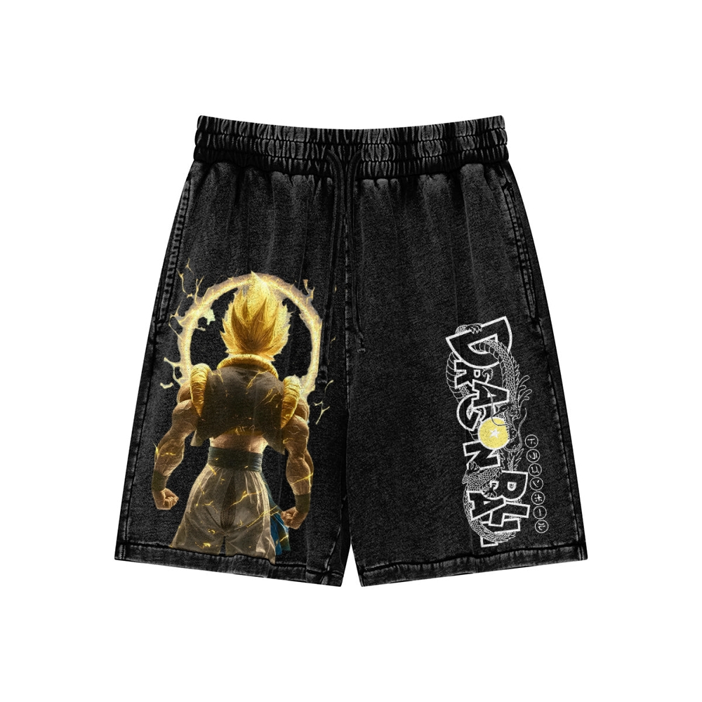 Vintage Washed Short-AnimeClothe