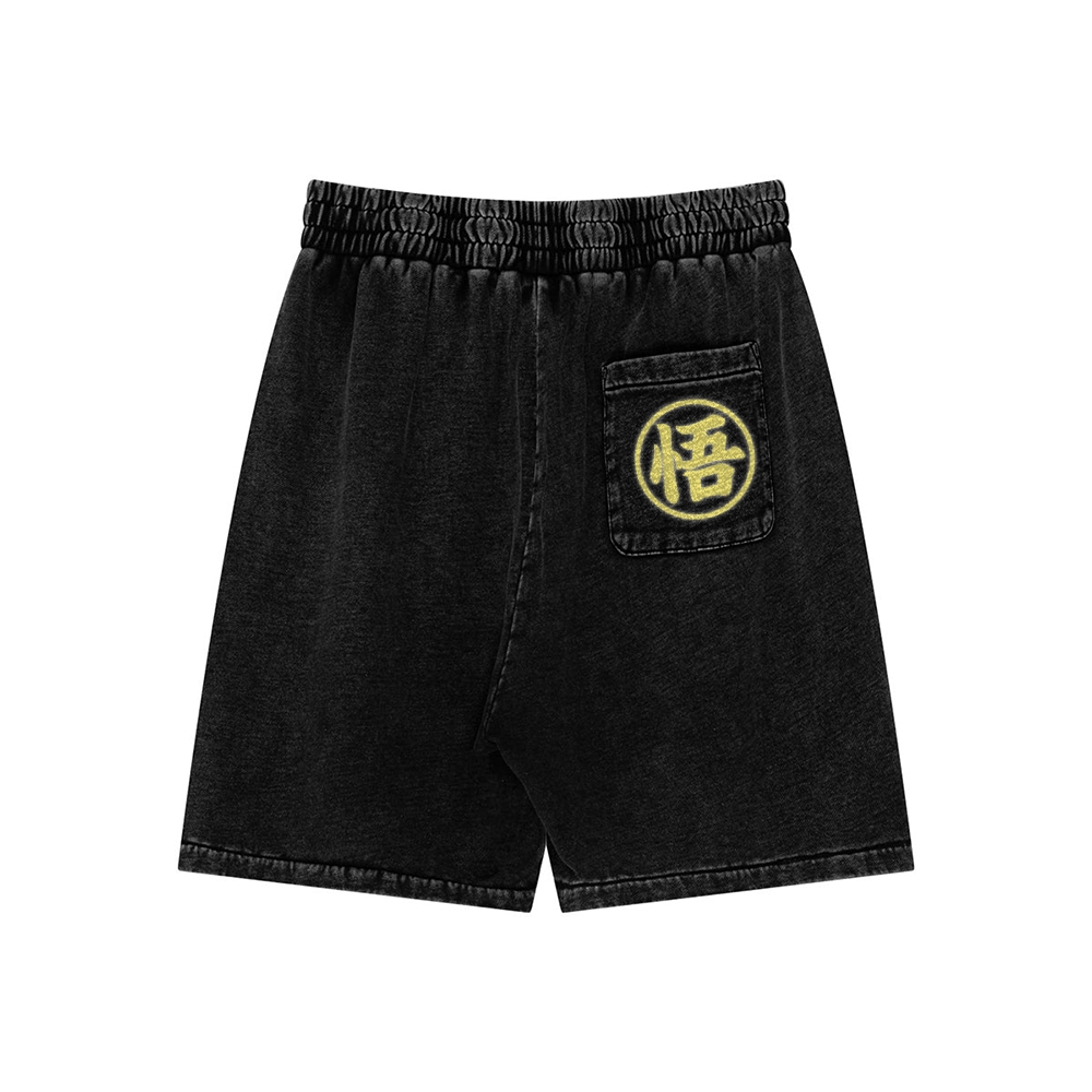 Vintage Washed Short-AnimeClothe