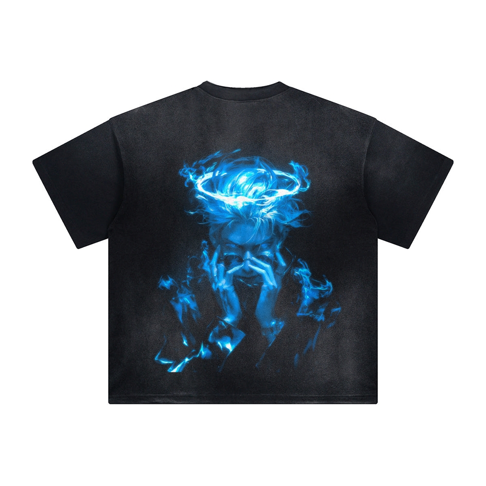 Unisex Fit Washed T-Shirt-AnimeClothe