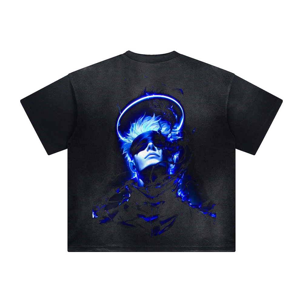 Unisex Fit Washed T-Shirt-AnimeClothe