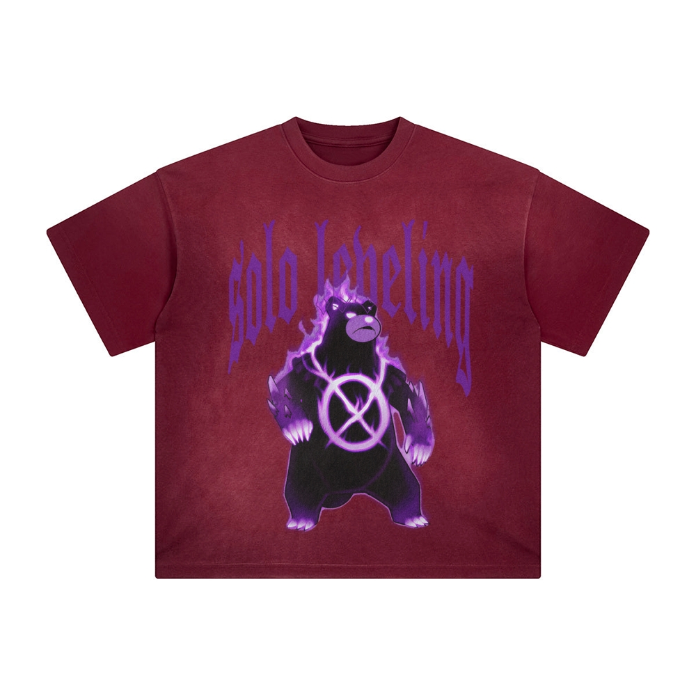 Unisex Anime Inspired Vintage T-Shirt-AnimeClothe