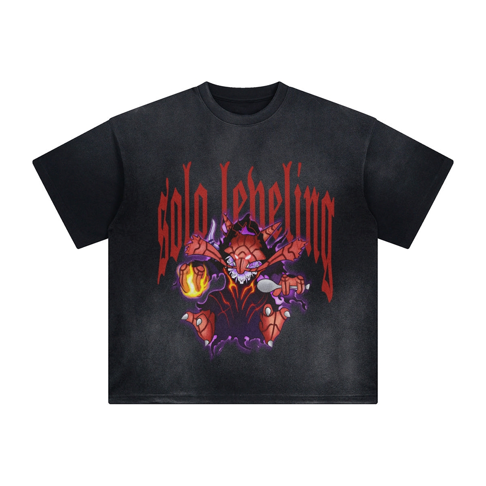 Unisex Anime Inspired Vintage T-Shirt-AnimeClothe