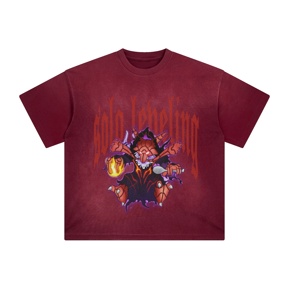 Unisex Anime Inspired Vintage T-Shirt-AnimeClothe