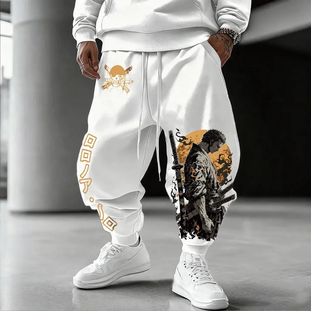 Unisex Anime Inspired Vintage Pants