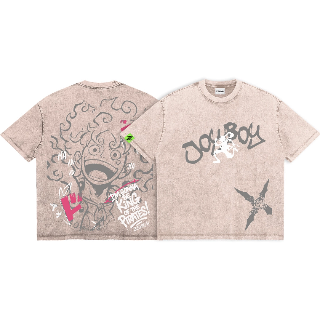 Luffy's Gear 5 Washed T-Shirt丨One Piece