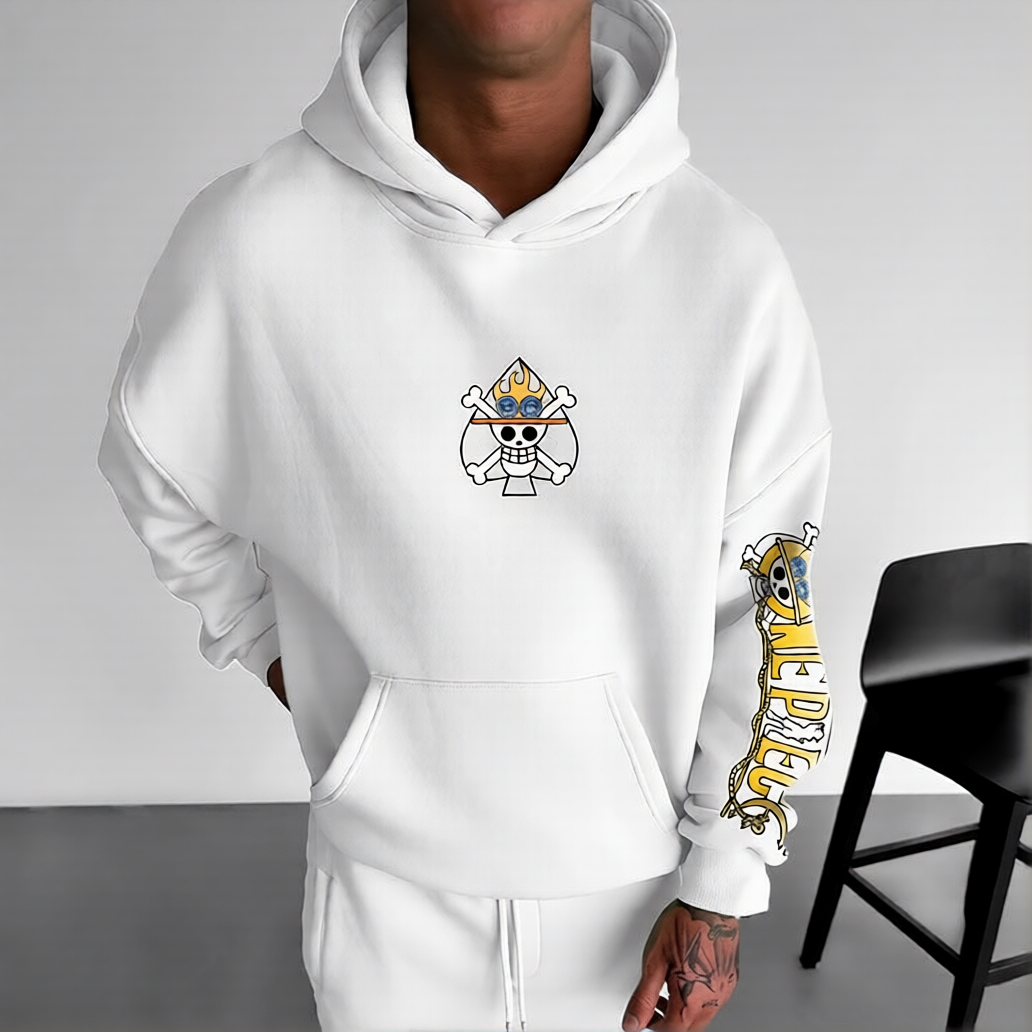 Unisex Anime Graphic Streetwear Vintage Hoodie