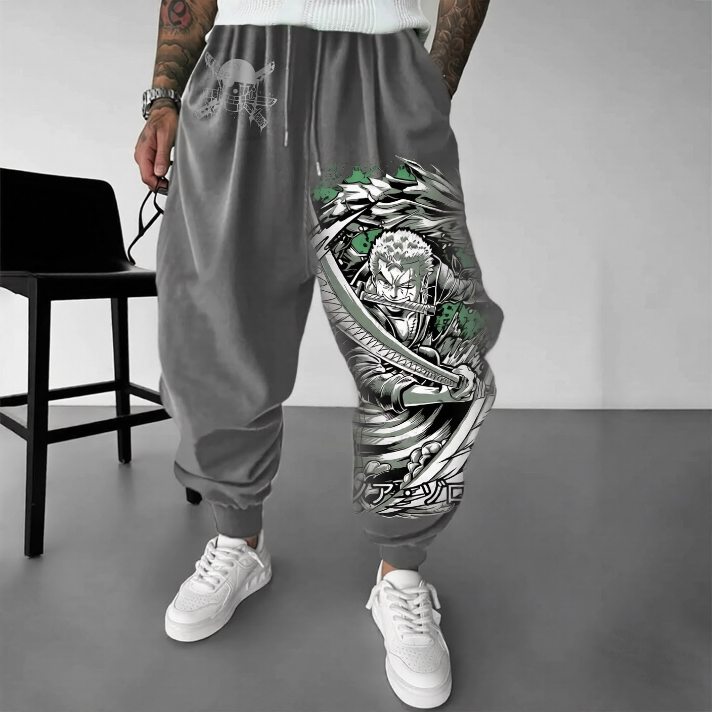 Unisex Anime Inspired Vintage Pants
