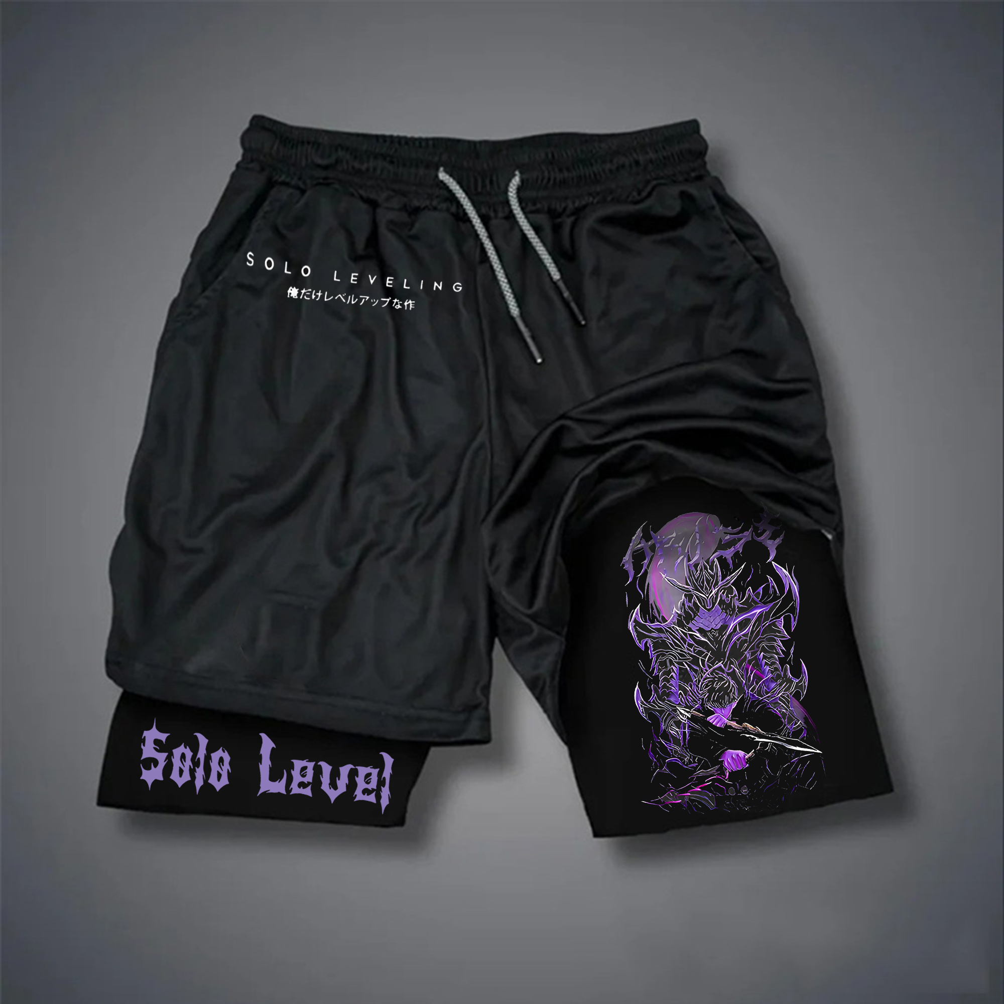 Unisex Casual Anime Streetwear Shorts-AnimeClothe