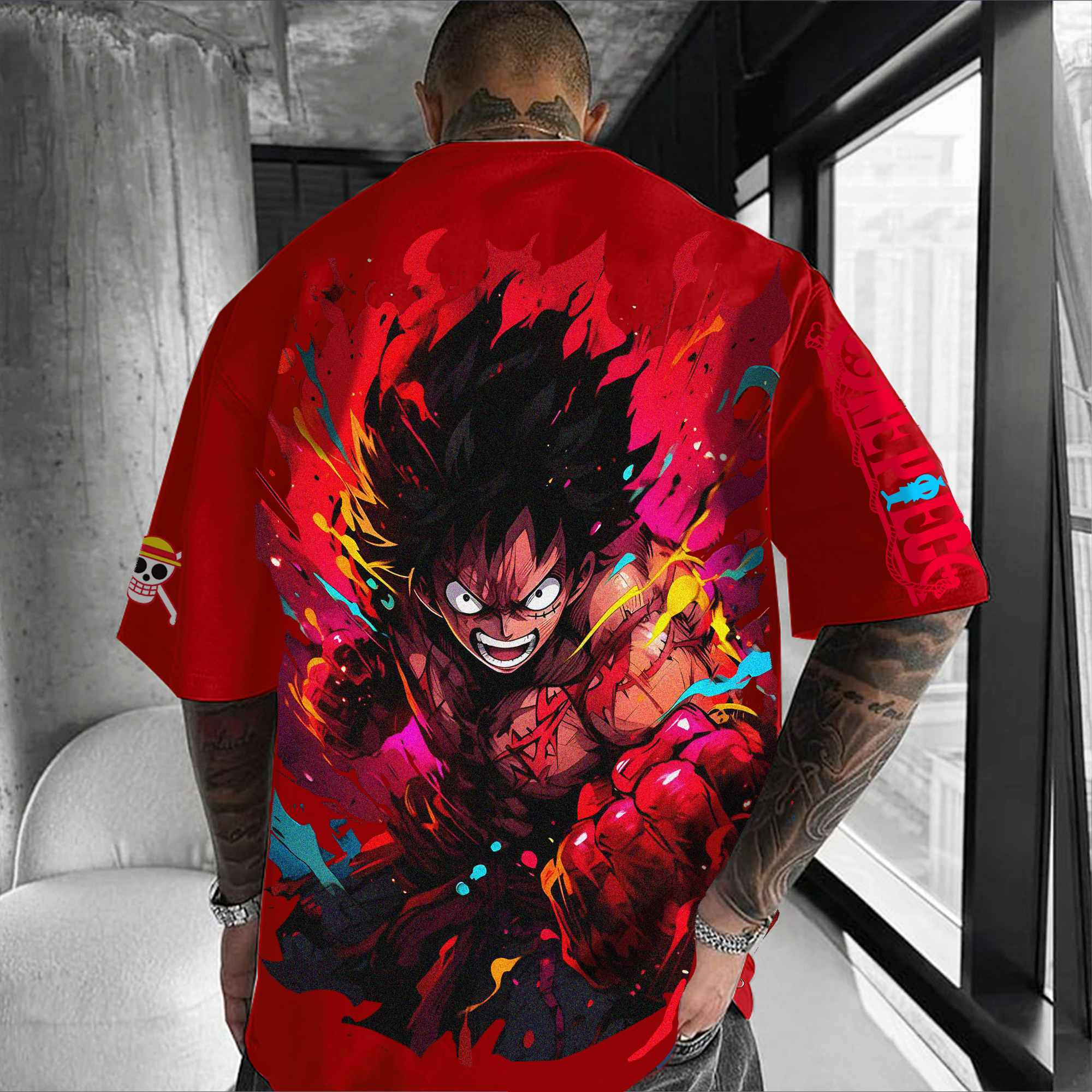 Unisex Anime Inspired Vintage T-Shirt丨One Piece