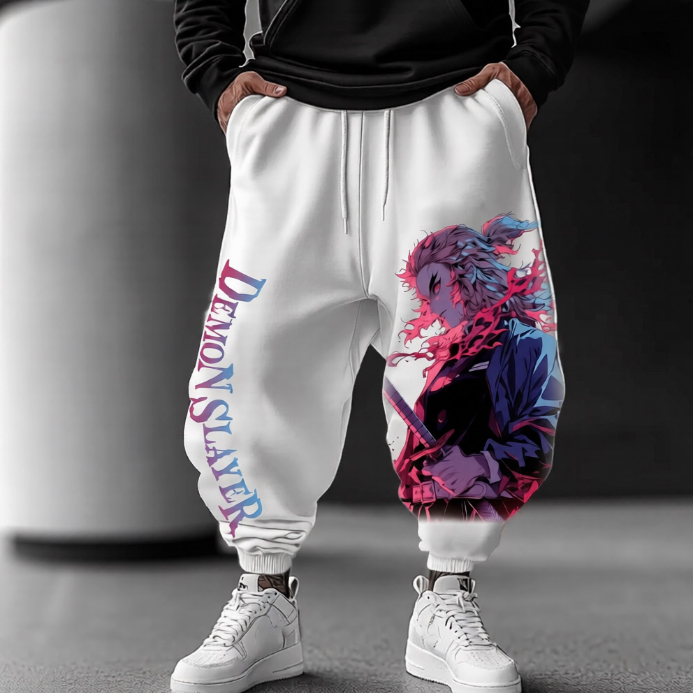 Unisex Demon Slayer Casual Anime Streetwear Pants