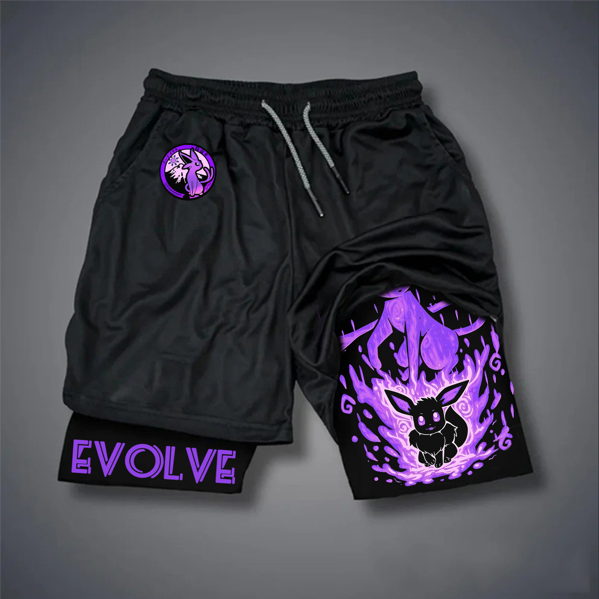 Unisex Casual Anime Streetwear Shorts-AnimeClothe