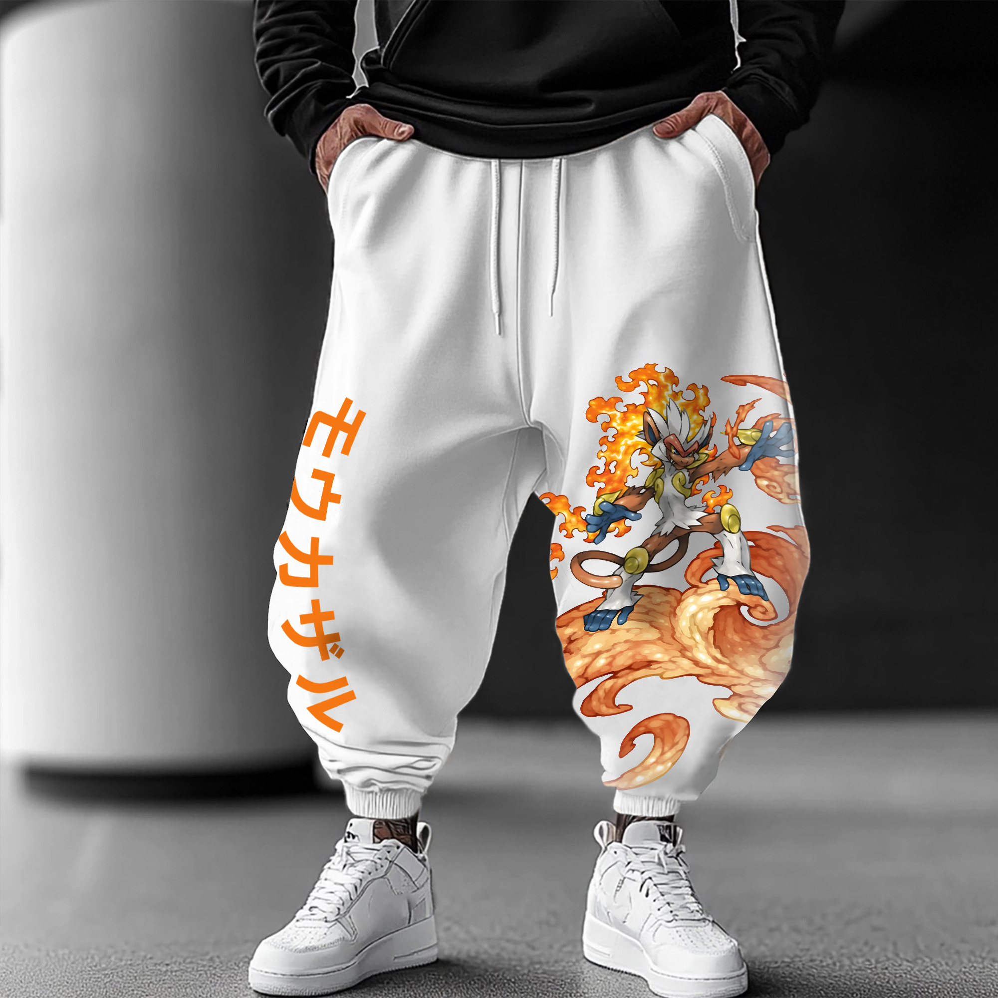 Unisex Casual Anime Streetwear Pants